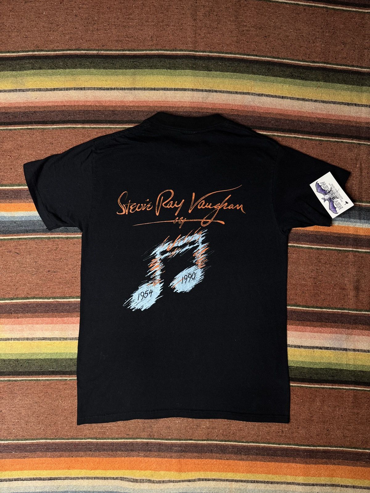 Band Tees × Vintage Vintage 1990 Stevie Ray Vaughan Band Tee Shirt Size US S / EU 44-46 / 1 - 7 Thumbnail