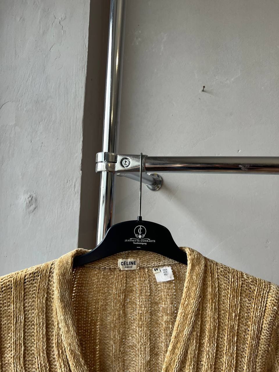 Celine VINTAGE CELINE PARIS BUTTON WOMEN CLASSIC KNIT CARDIGAN Sz44 Size M / US 6-8 / IT 42-44 - 4 Thumbnail