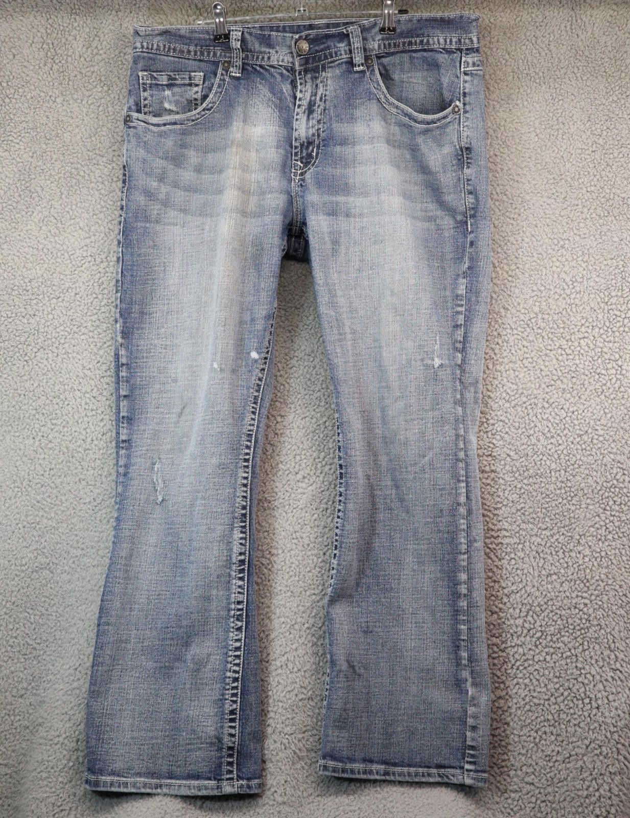 Axel Arigato Axel Vintage Boot Men Jeans Distressed 36x32 Cotton Blue Size US 36 / EU 52 - 1 Thumbnail