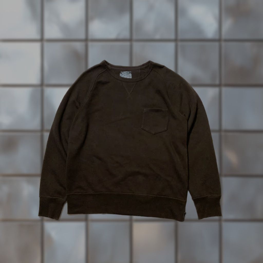 Vintage VINTAGE Ink Clothing Archival Archive Exclusive Brown Gusset V Crewneck Sweatshirt L Men Size US L / EU 52-54 / 3 - 1 Thumbnail