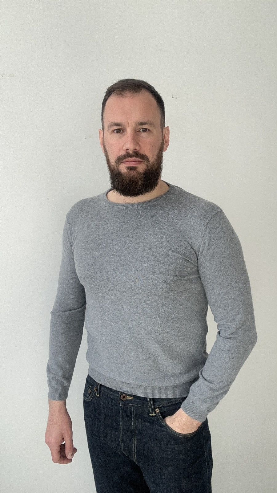 Cavalli Class Cavalli Class Crew Neck Sweater Soft Cashmere Cotton Blend Size US S / EU 44-46 / 1 - 2 Thumbnail