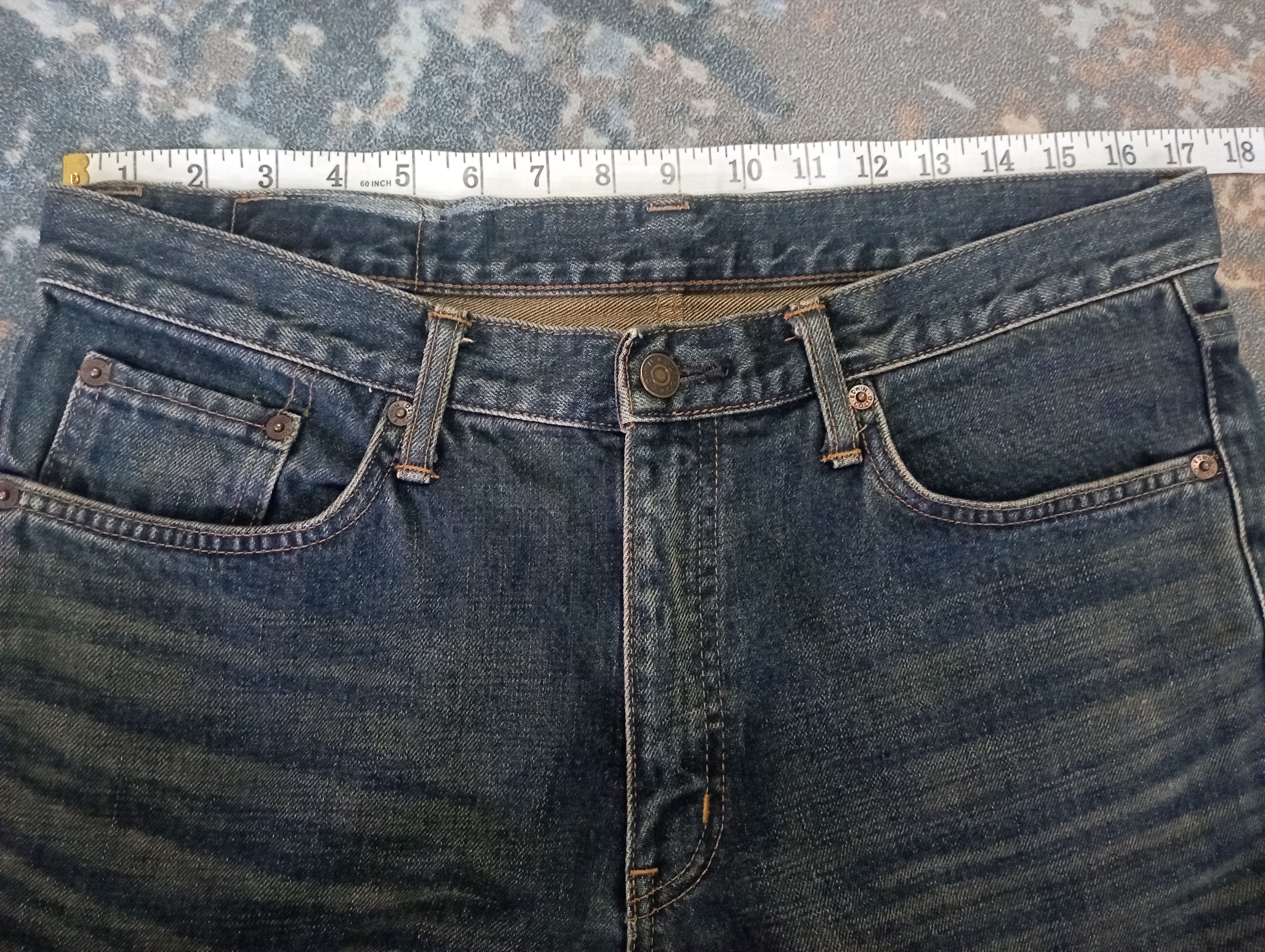Tornado Mart Super Flare Jeans Made In Japan Mud Rusty Vintage Edwin 400 Size US 34 / EU 50 - 15 Thumbnail