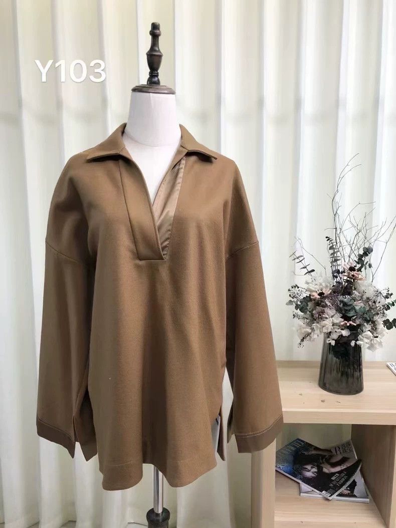 Jil Sander Jil Sander size 32 beige felt sweater Size 4XL / US 24-26 - 1 Thumbnail