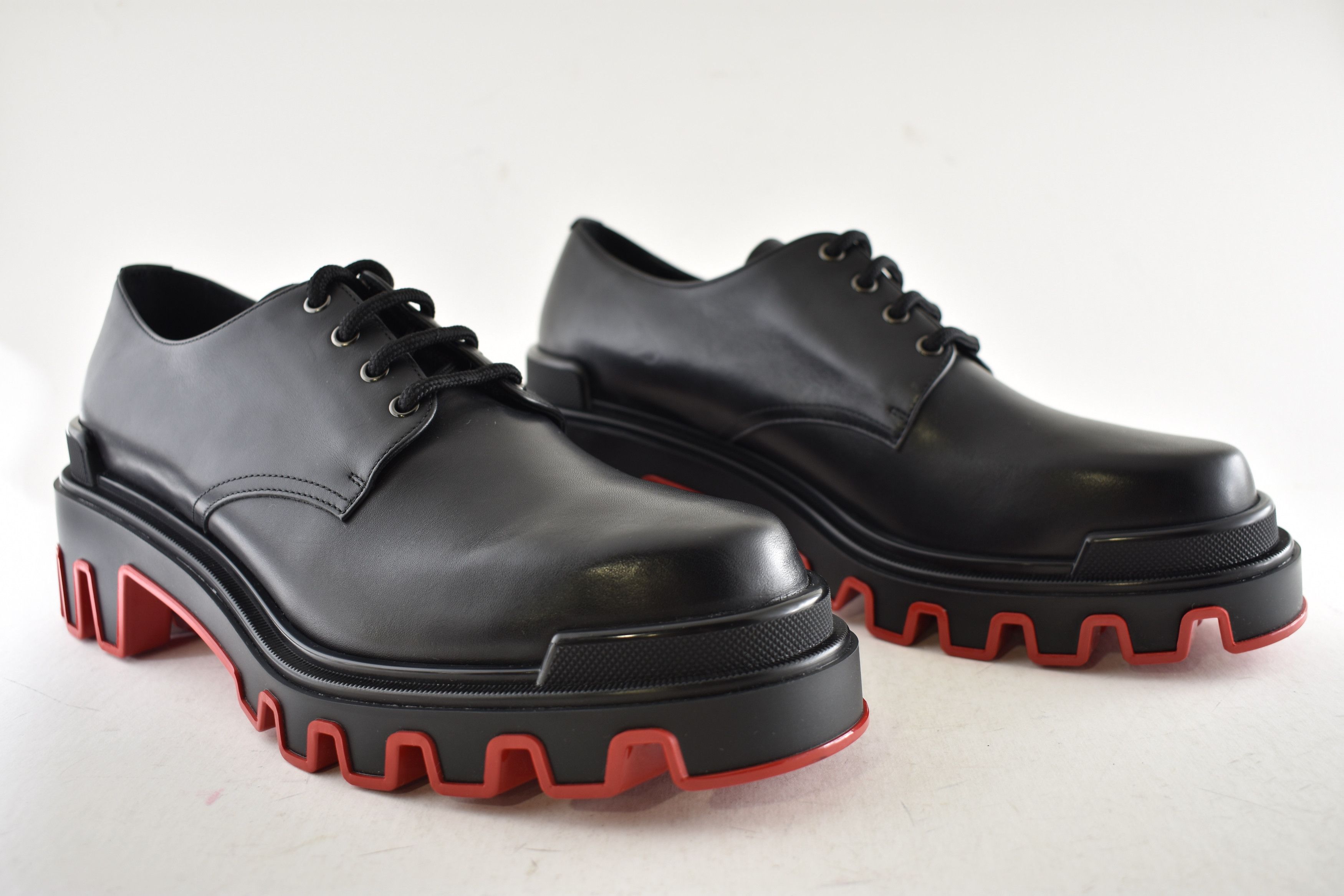 Christian Louboutin Trott Dune Uomo Flat Black Leather Platform Loafer 43.5 10.5 Size US 10.5 / EU 43-44 - 5 Thumbnail