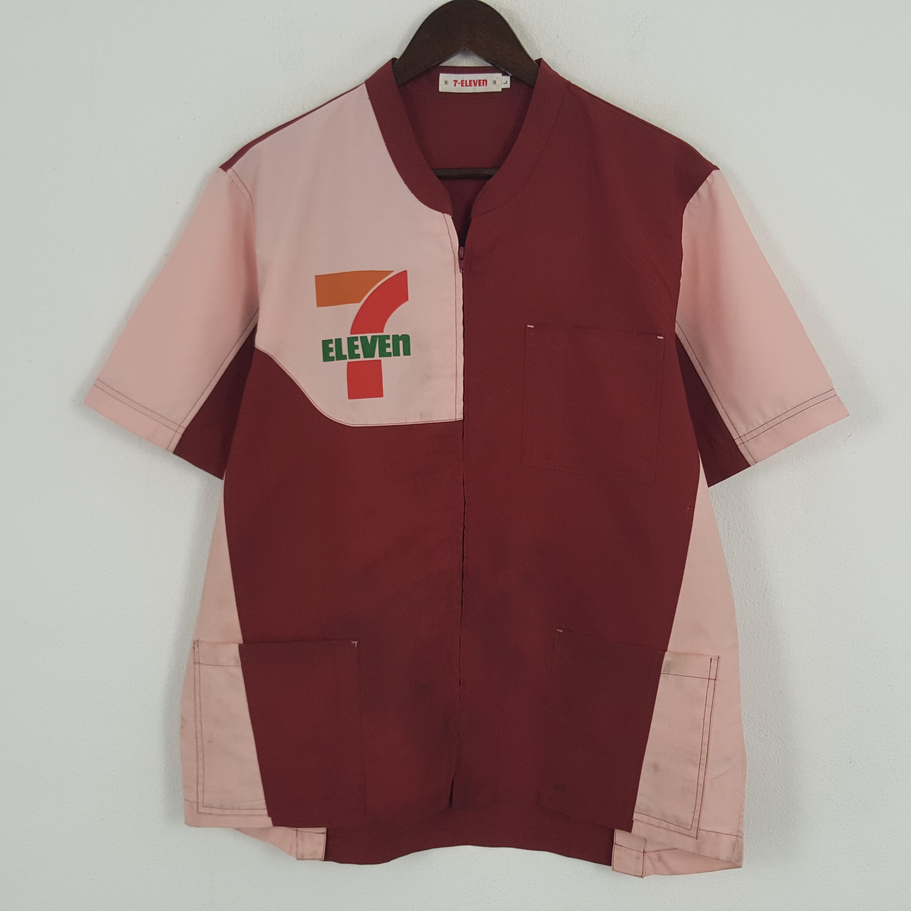 Japanese Brand × Uniform Wares × Vintage Vintage 7 Eleven Zipper Uniform Jacket Size US L / EU 52-54 / 3 - 3 Thumbnail