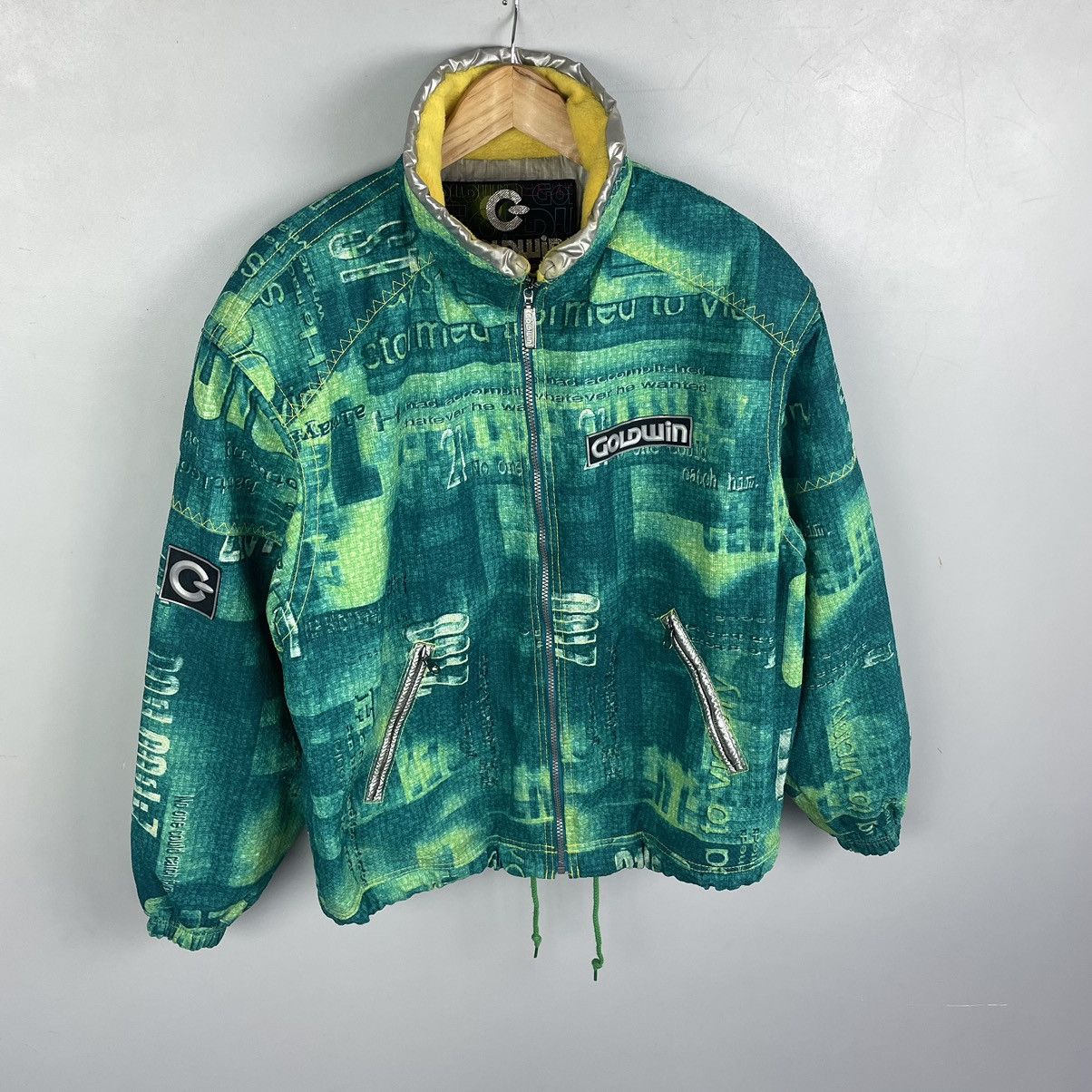 Goldwin × Japanese Brand Vintage Goldwin monogram bomber jacket made in Japan Size US L / EU 52-54 / 3 - 2 Thumbnail