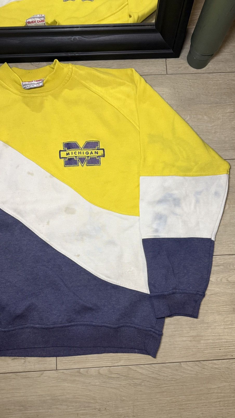 Apex One Vintage / Y2K 1990s Apex One Michigan Crewneck / Sweatshirt Size US L / EU 52-54 / 3 - 4 Thumbnail