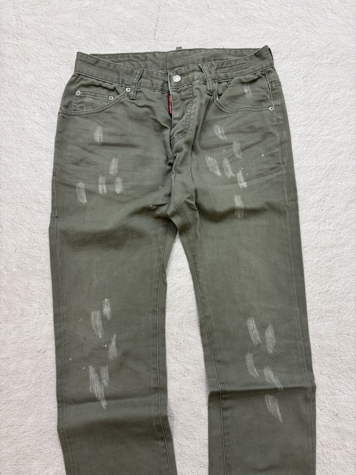 Helmut Lang 2000s Dsquared distressed denim pants y2k style Size US 30 / EU 46 - 2 Thumbnail
