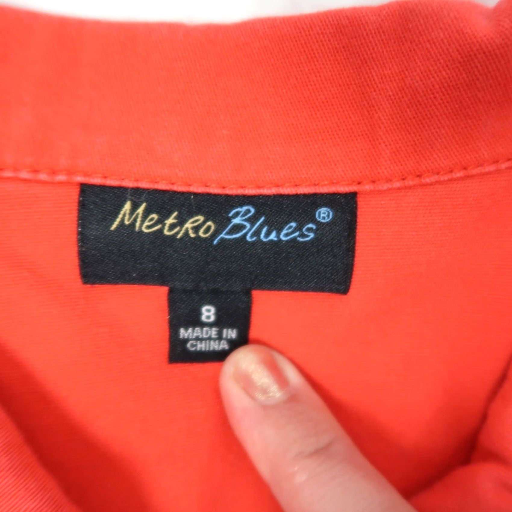Vintage VINTAGE Metro Blues Denim Jacket and Bootcut Jeans Set 8 Coral Red 90s Two Piece Outfit/Set Womens Size 30" / US 8 / IT 44 - 5 Thumbnail