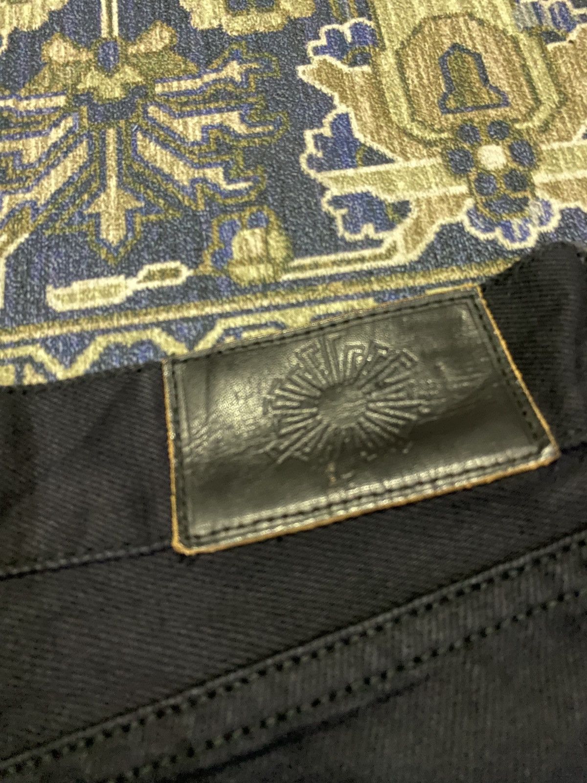 If Six Was Nine × Tornado Mart Tornado Mart Buckle Back Black Jeans Size US 33 - 4 Thumbnail