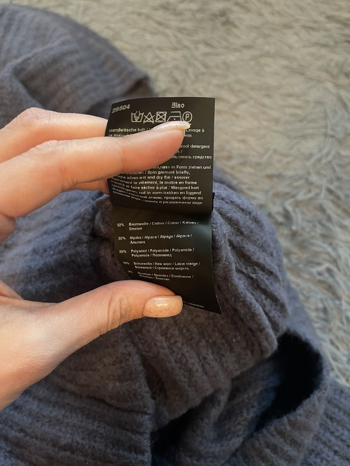 Annette Gortz alpaca wool sweater