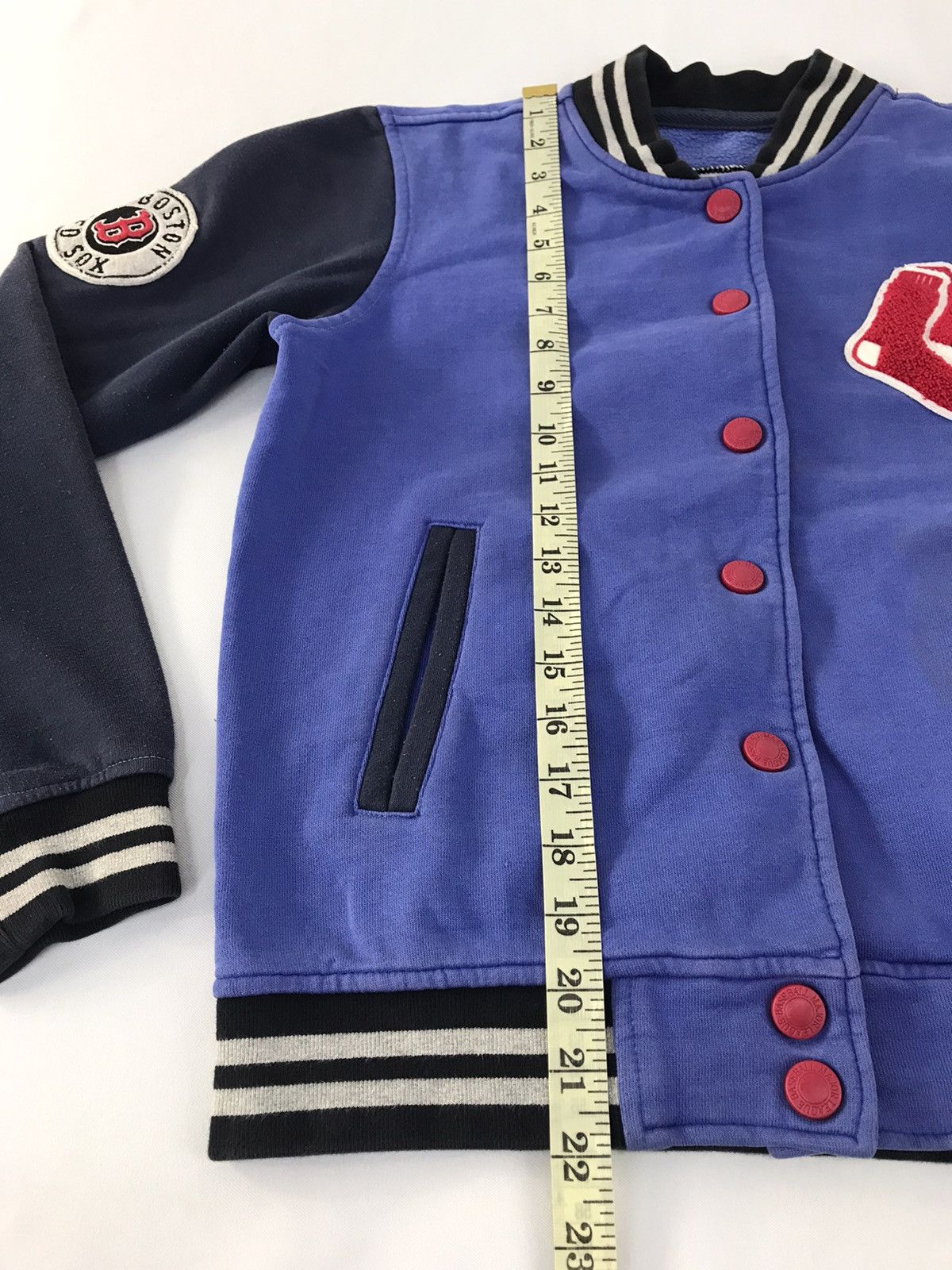 MLB Varsity Jacket MLB Boston RedSox Embroidery Logo Snap Button Size M / US 6-8 / IT 42-44 - 11 Thumbnail