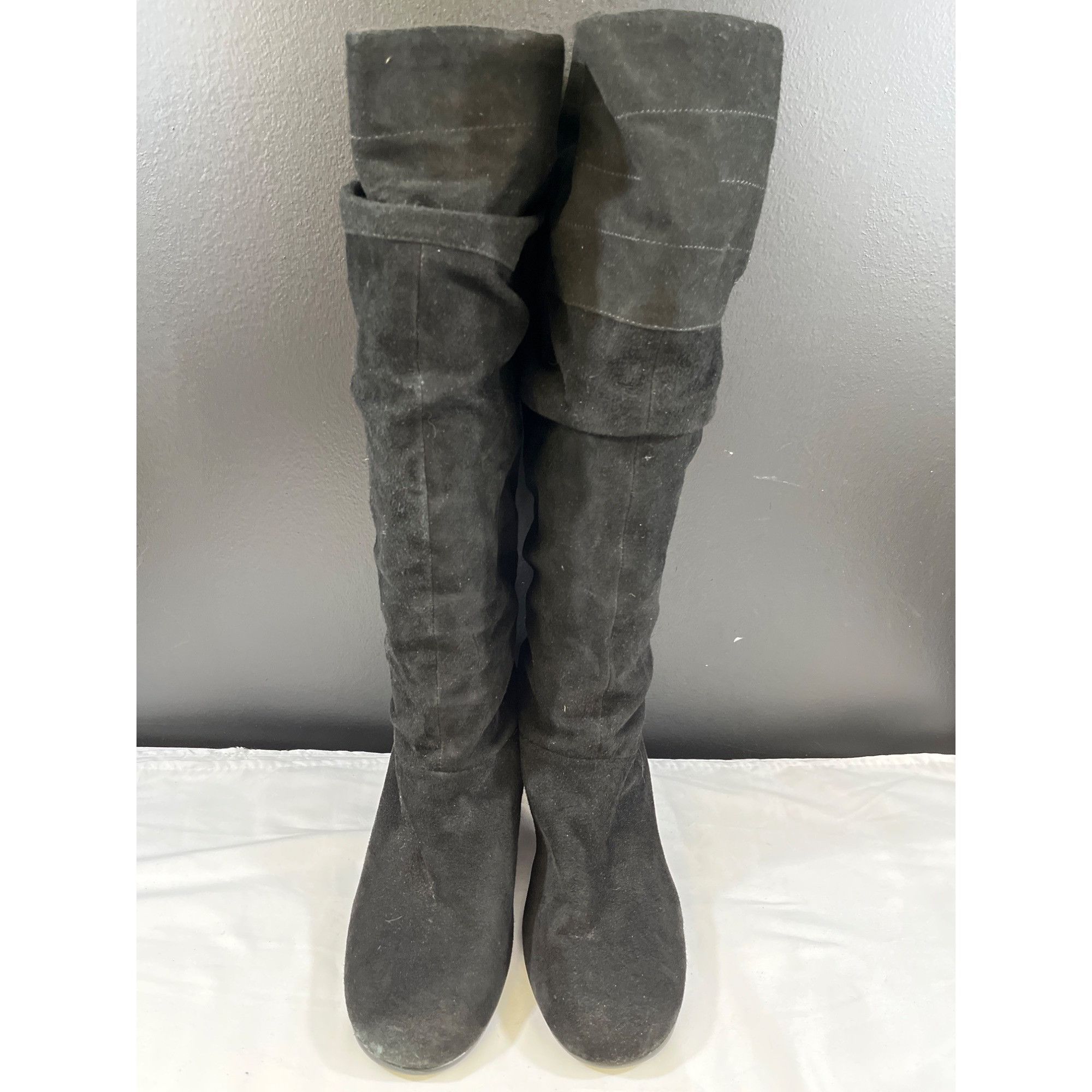 Other Aerosoles Running Play Womens Black Leather Heeled Boots Siz Size US 9.5 / IT 39.5 - 2 Thumbnail