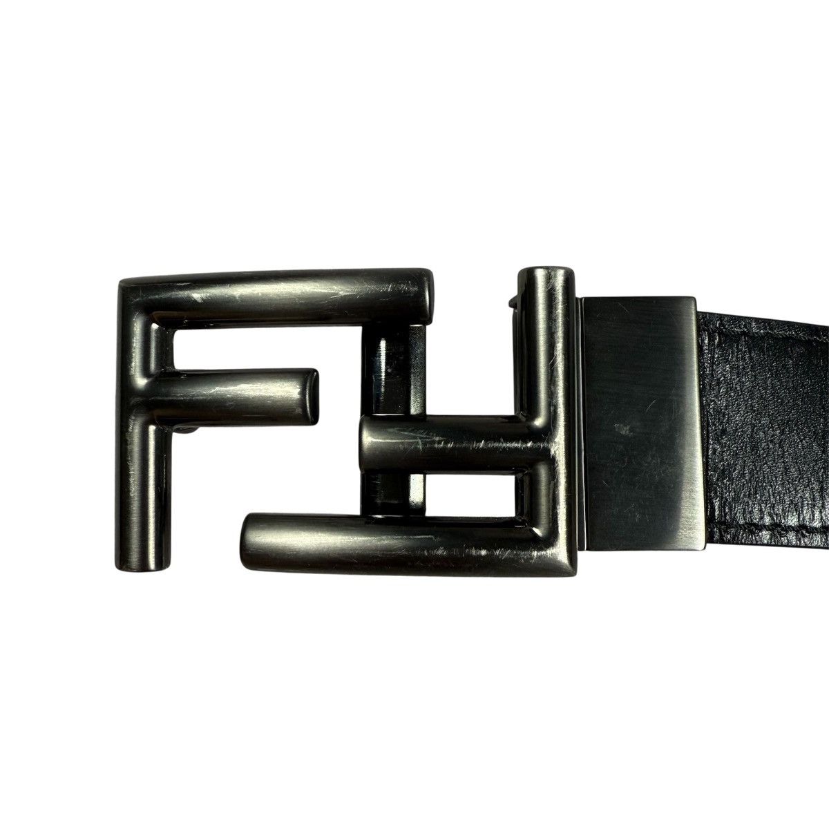 Fendi FENDI Reversible ‘Black/Green’ Belt Size 34 - 2 Thumbnail