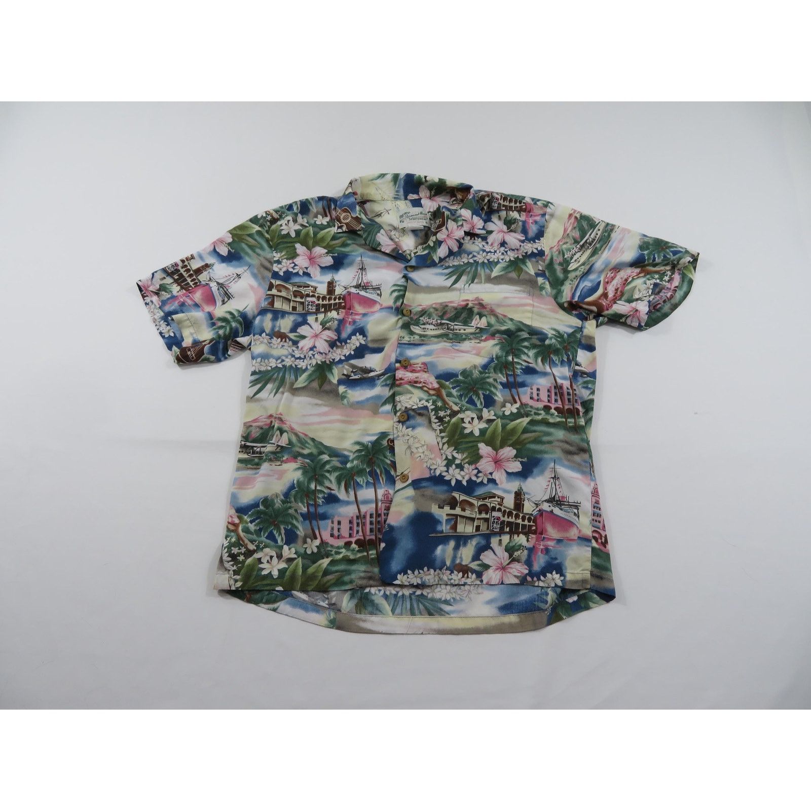 Other Diamond Head Sportswear Hawaiian Shirt, Rayon Sz M 1980s Size US M / EU 48-50 / 2 - 1 Thumbnail