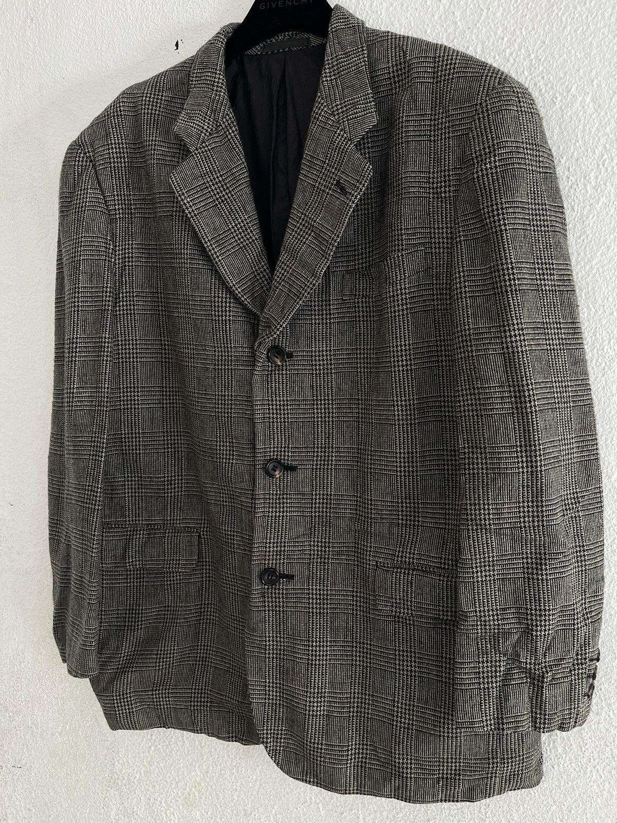 Comme des Garcons Homme AD1995 Comme Des Garcons Homme Blazer Acrylic Wool Size 52R - 3 Thumbnail