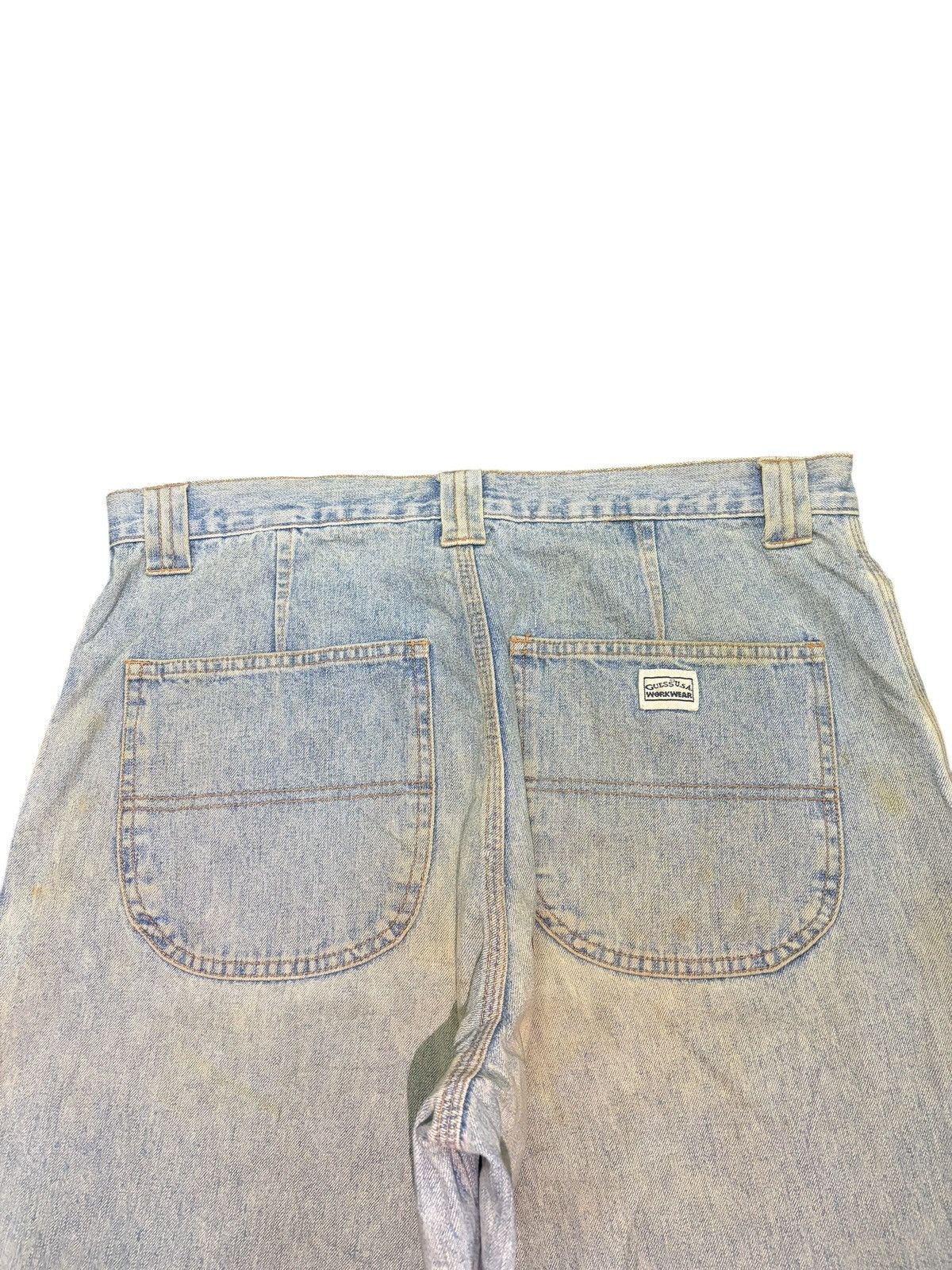 Guess Vintage Usa Guess Marciano Distressed Baggy Jeans Size 34" / US 12 / IT 48 - 4 Thumbnail