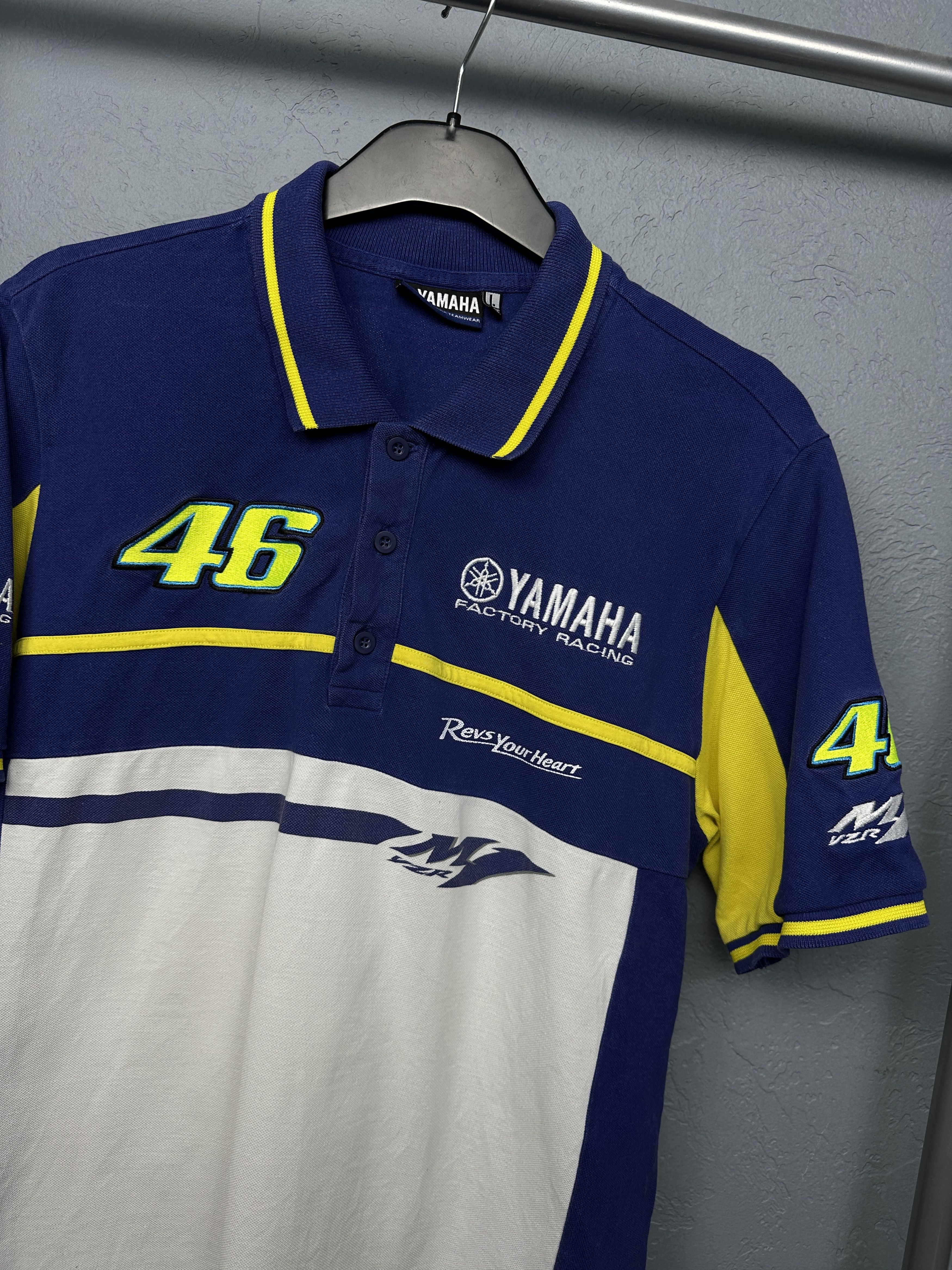 Yamaha Yamaha Racing Vintage Mens Polo Shirt Japanese Size US L / EU 52-54 / 3 - 2 Thumbnail