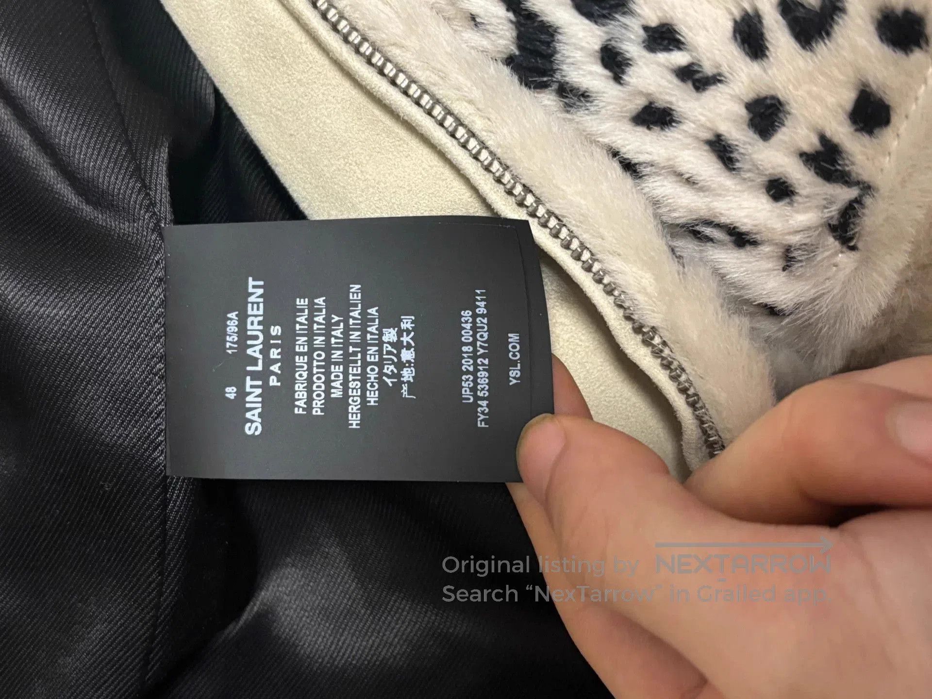Saint Laurent Paris Multi Leopard Print Bomber Jacket Size M. Size US M / EU 48-50 / 2 - 4 Thumbnail