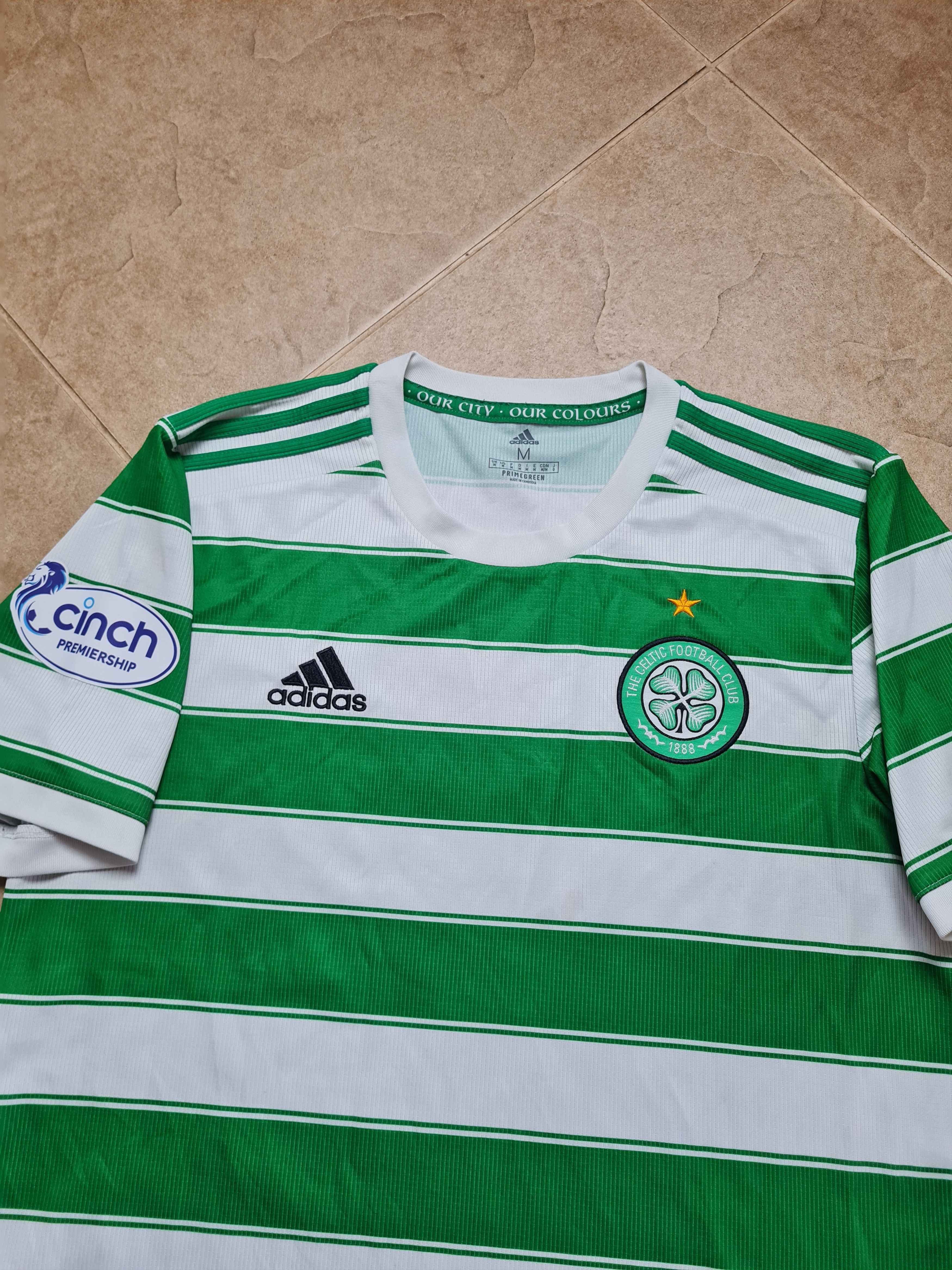 Adidas Jersey Celtic FC #16 Soccer Shirt 20/21 Adidas Trikot Size US M / EU 48-50 / 2 - 7 Thumbnail