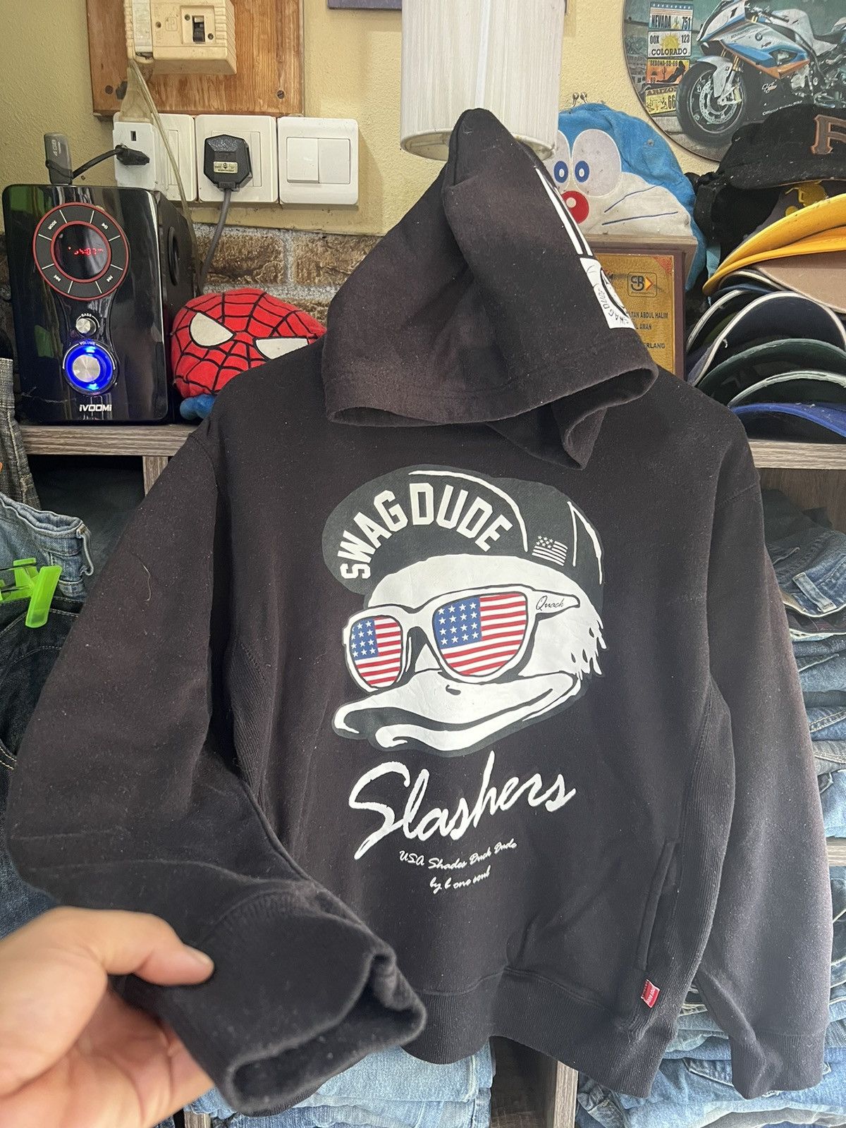 Japanese Brand 🔥B One Soul Swag Dude Duck Nation Hoodie Size US M / EU 48-50 / 2 - 11 Thumbnail