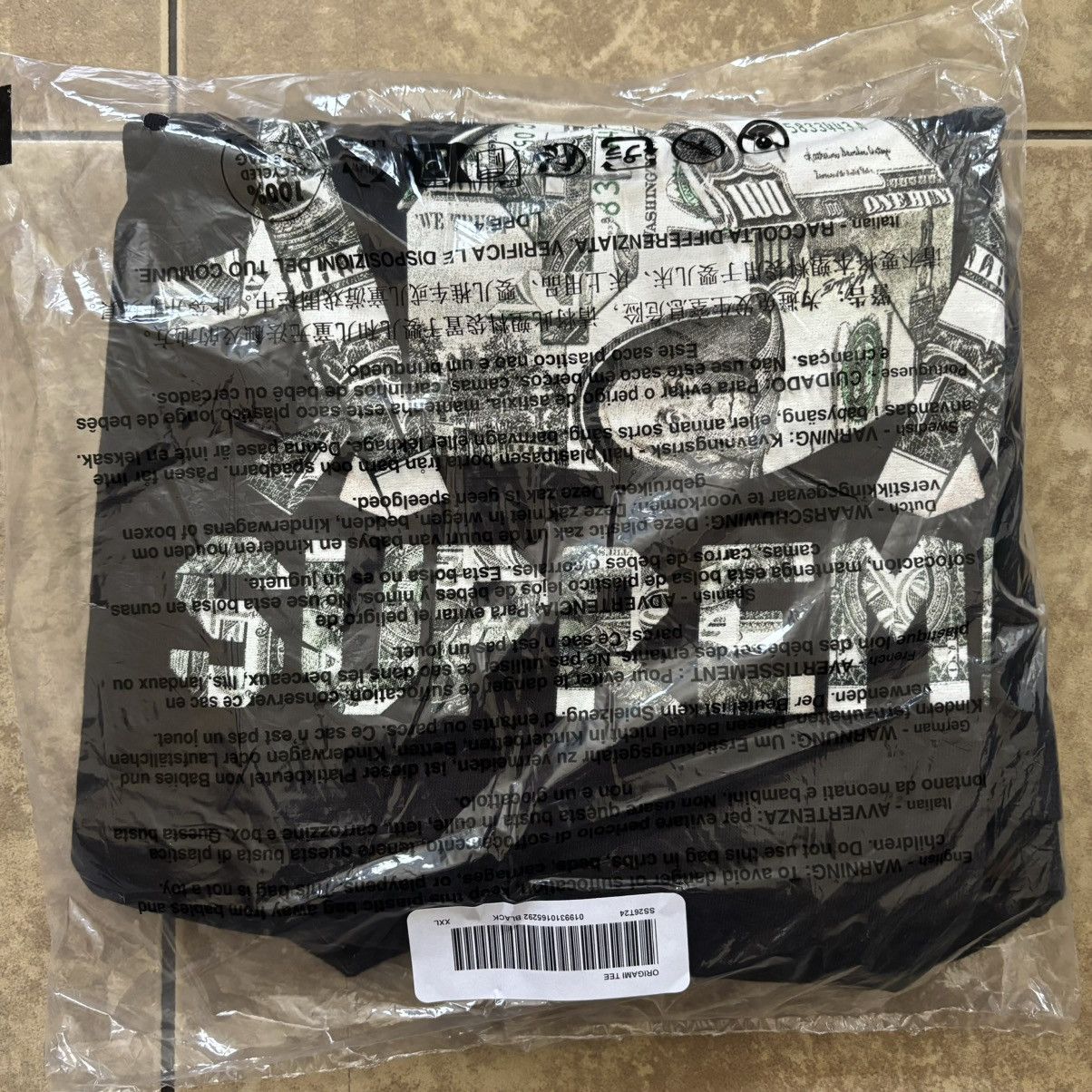 Supreme Supreme Origami Tee Size US XXL / EU 58 / 5 - 2 Thumbnail