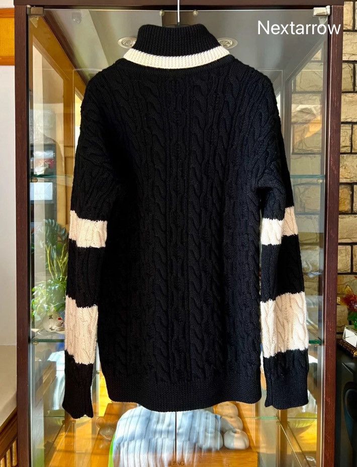 Saint Laurent Paris × Yves Saint Laurent Saint Laurent 21fw Black and White Sweater2410-Nextarrow Size US M / EU 48-50 / 2 - 2 Thumbnail