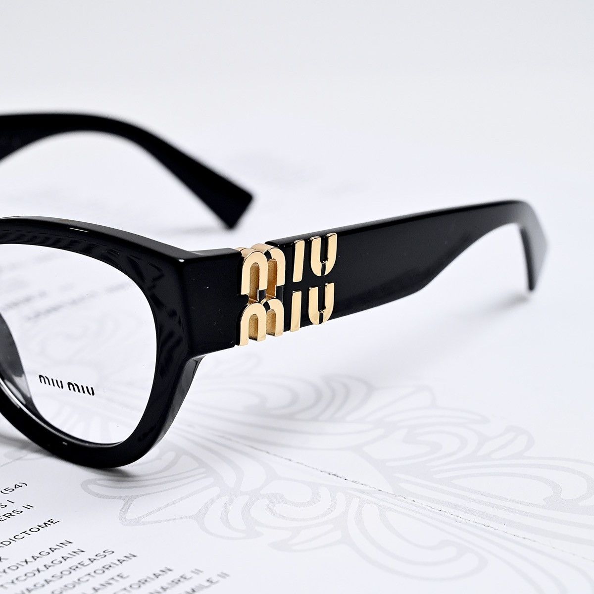 Miu Miu MIU MIU 0MU 01VV GLASSES Size ONE SIZE - 3 Thumbnail