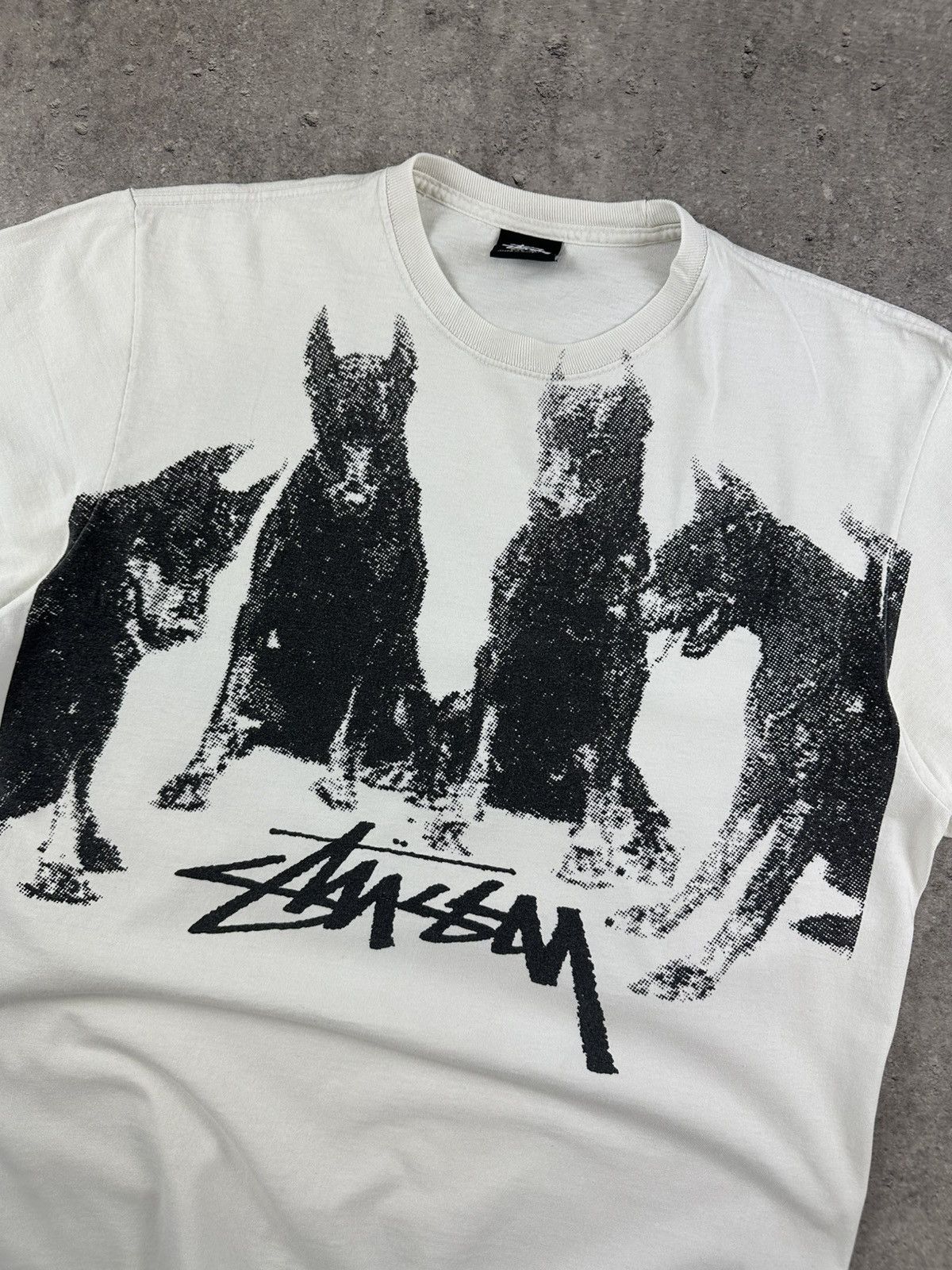 Stussy T-shirt tee koszulka Doberman Stussy ss24 skate Size US M / EU 48-50 / 2 - 2 Thumbnail