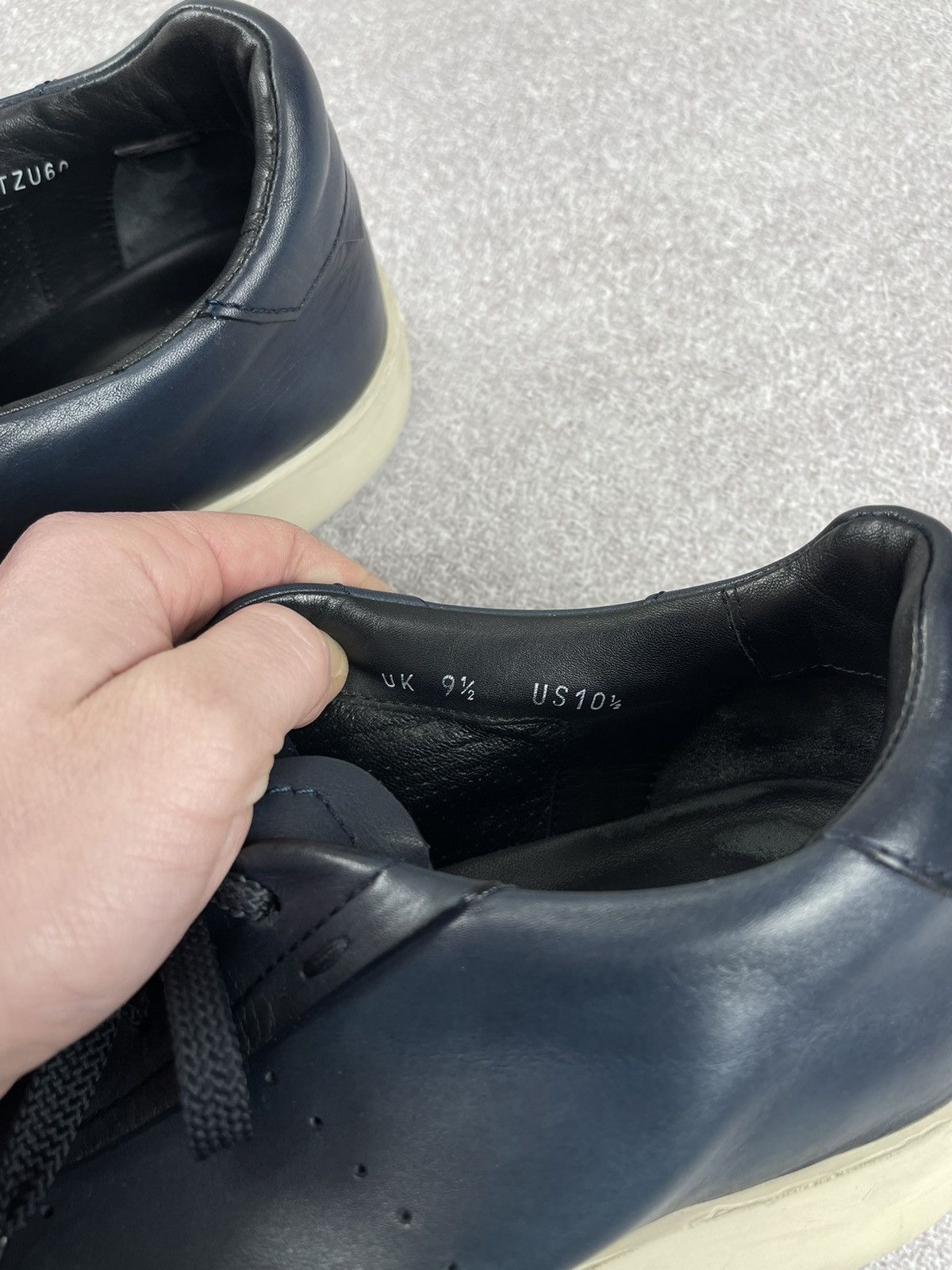 Santoni Santoni Navy Blue Sneakers Men’s Shoes Size US 10.5 Size US 10.5 / EU 43-44 - 15 Thumbnail
