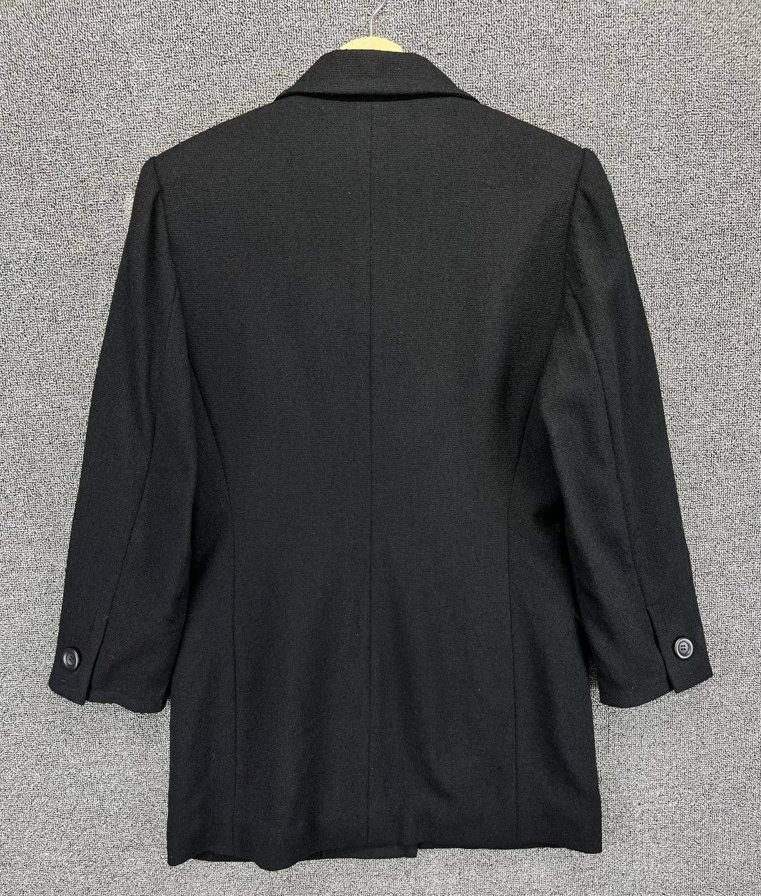 Givenchy Vintage Givenchy Luxury Black Wool Jacket Size M / US 6-8 / IT 42-44 - 9 Thumbnail
