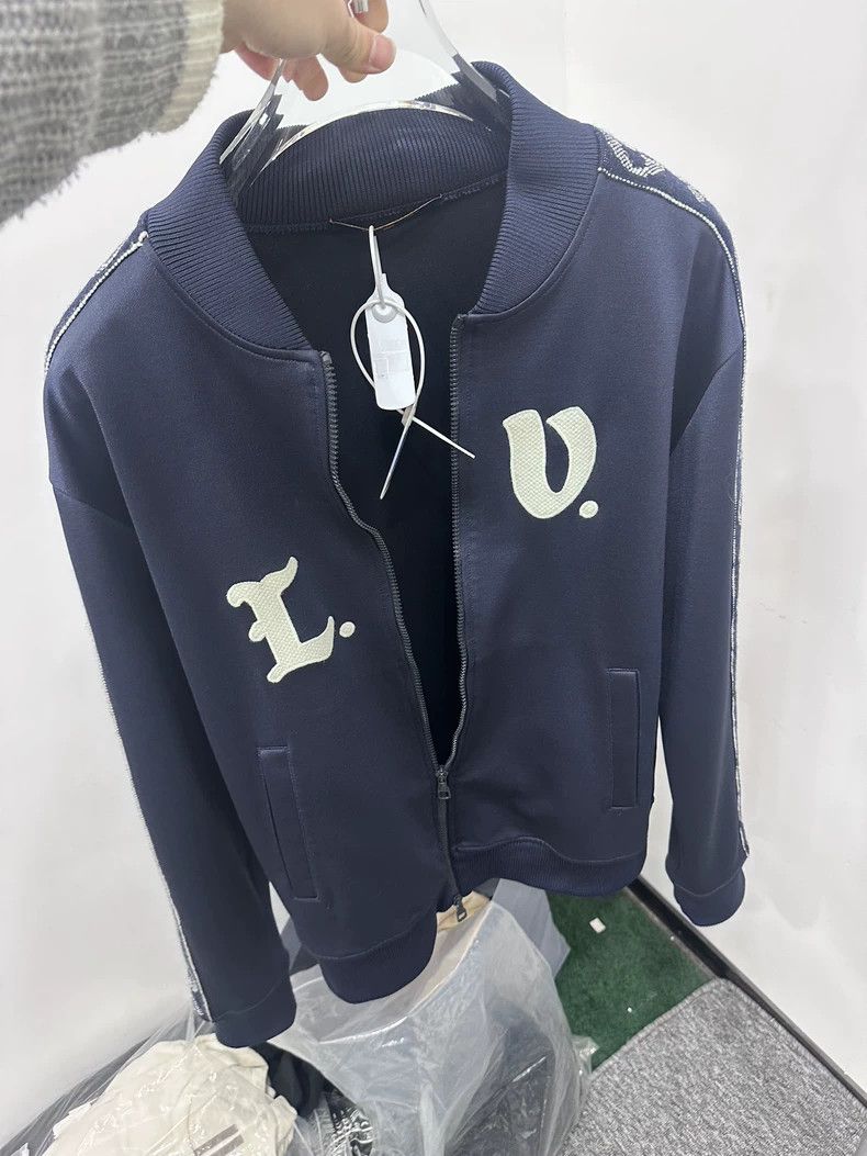 LOUIS VUITTON Classic Embroidered Logo Design jacket