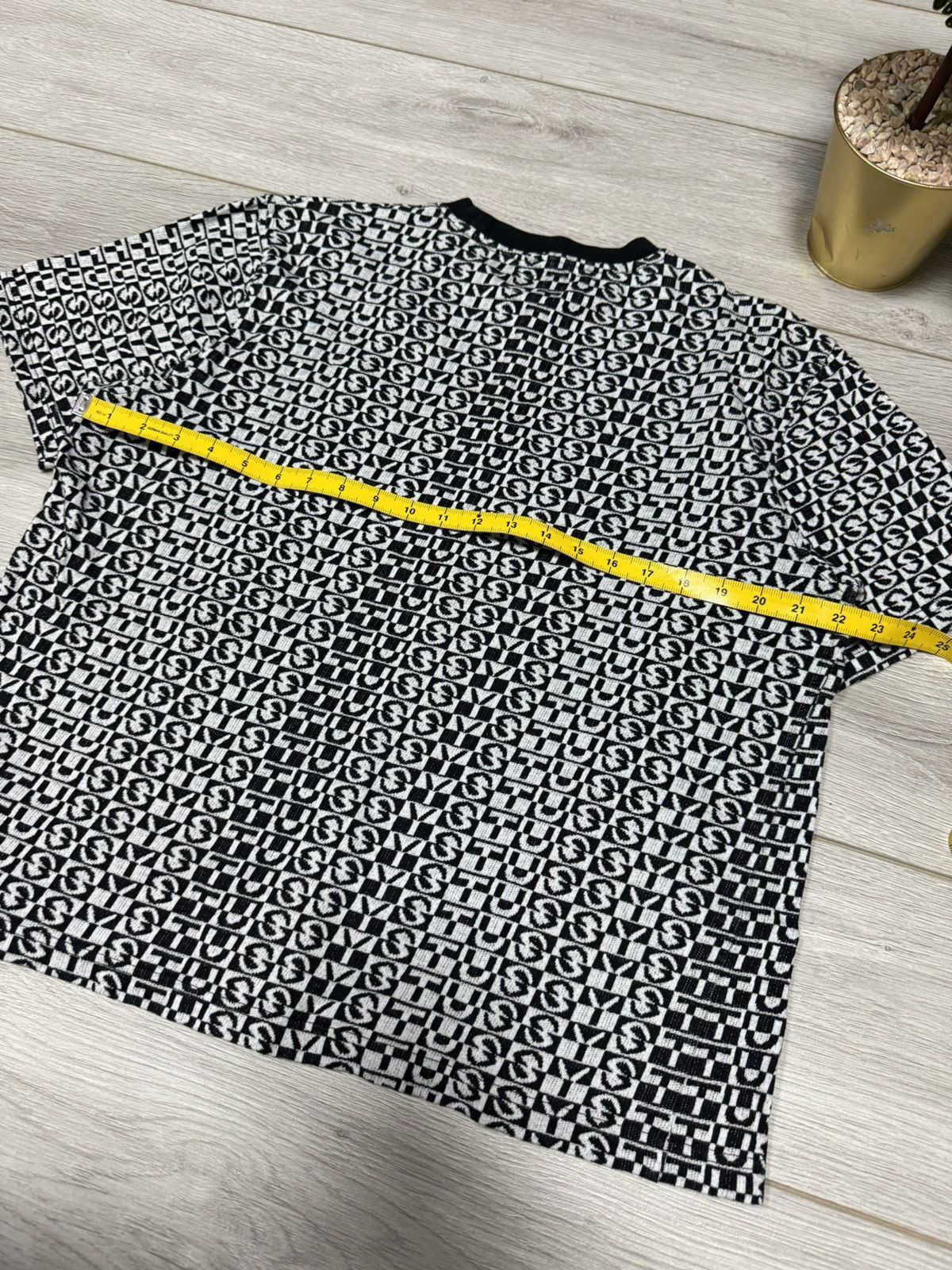 Stussy Stussy all over print monogram tee shirt spell out Size US M / EU 48-50 / 2 - 8 Thumbnail