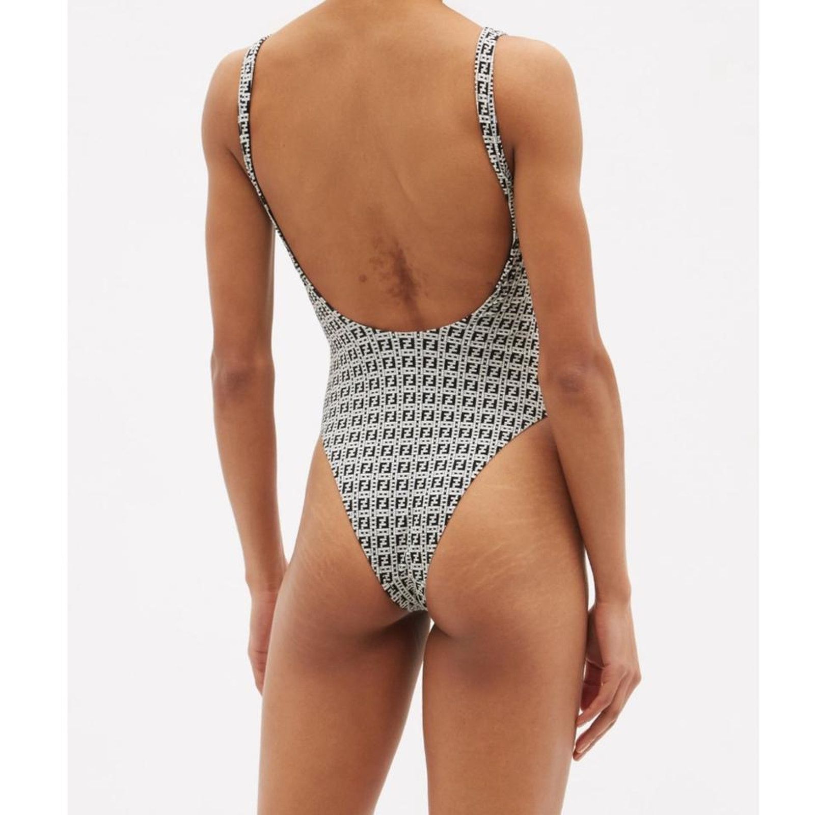 Fendi FF logo motif underwire swimsuit 38 Size XS / US 0-2 / IT 36-38 - 3 Thumbnail