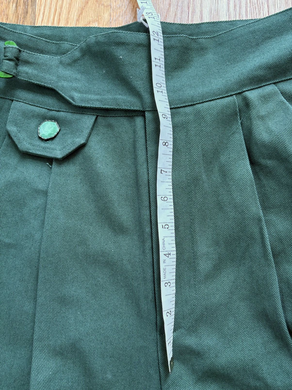 Pieces Uniques Pieces Uniques Le Pantalon Qwan Pleated Pants Gurkha M 32x32 Size US 32 / EU 48 - 13 Thumbnail