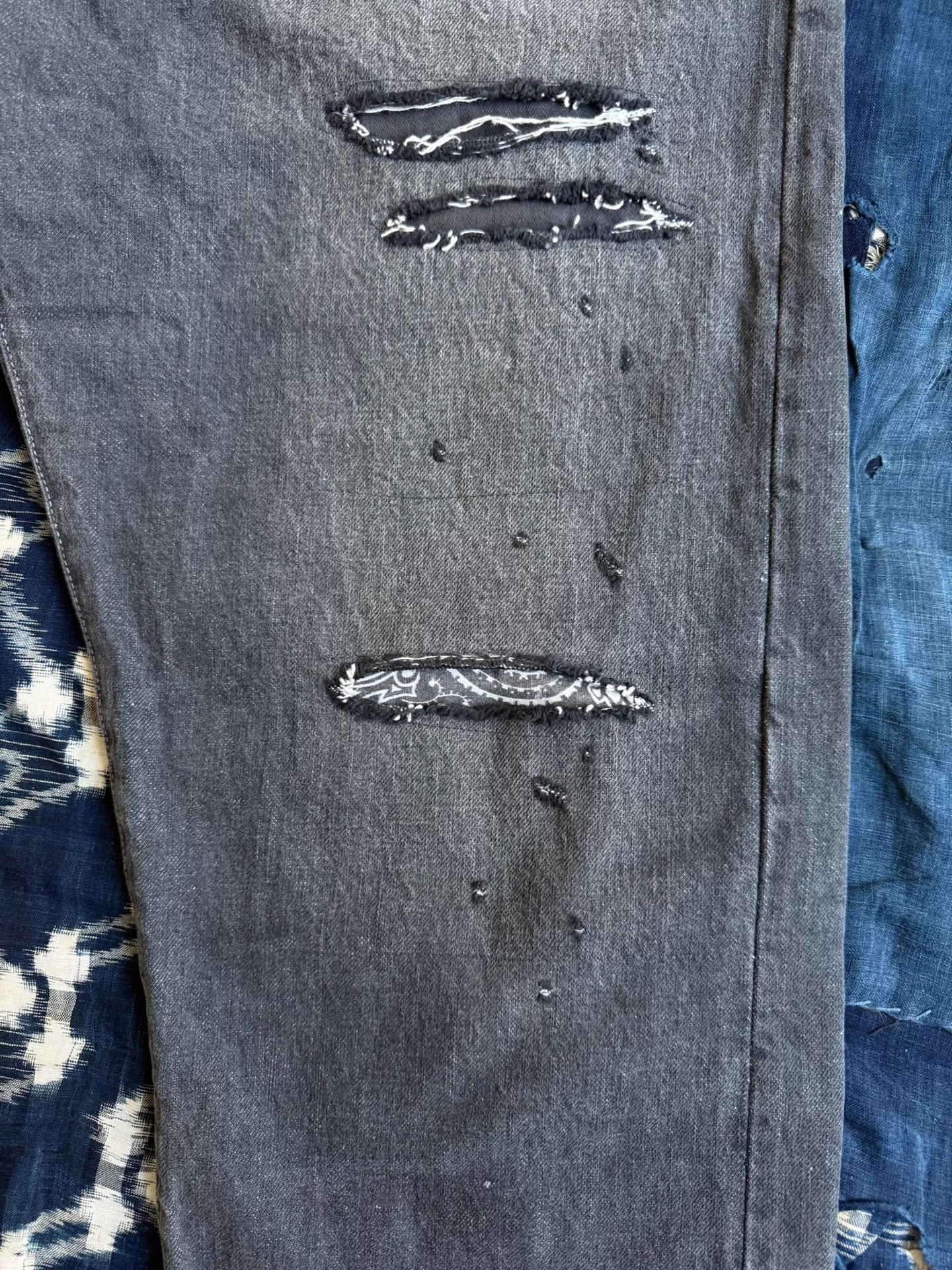 Visvim VISVIM 22SS ICT JOURNEYMAN PANTS Black Tacked Denim 4 Size US 36 / EU 52 - 4 Thumbnail