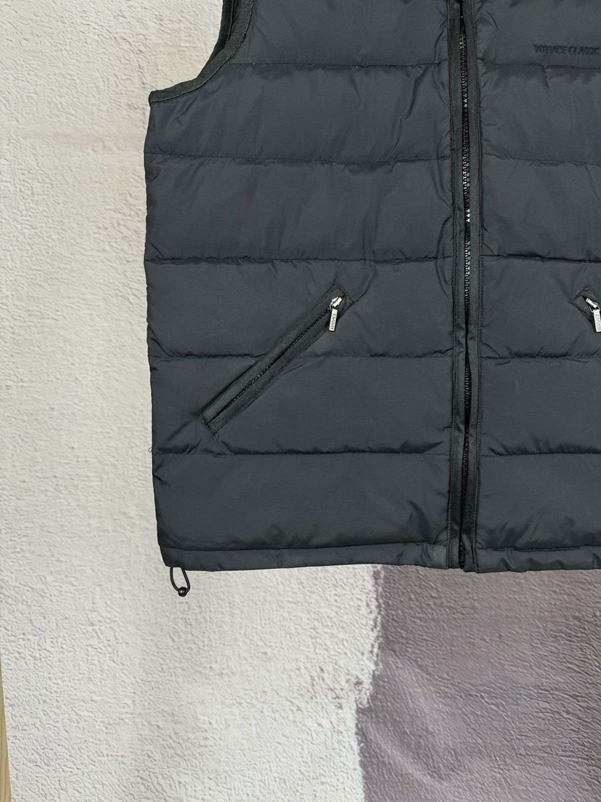 Other Versace Classic black nylon shimmer down vest gilet Size US S / EU 44-46 / 1 - 8 Thumbnail
