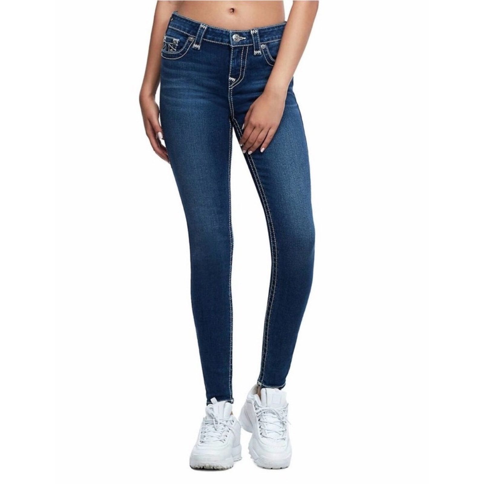 True Religion True Religion Halle Super T Skinny Fit Stretch Jeans.Size 26 Size 26" / US 2 / IT 38 - 2 Thumbnail