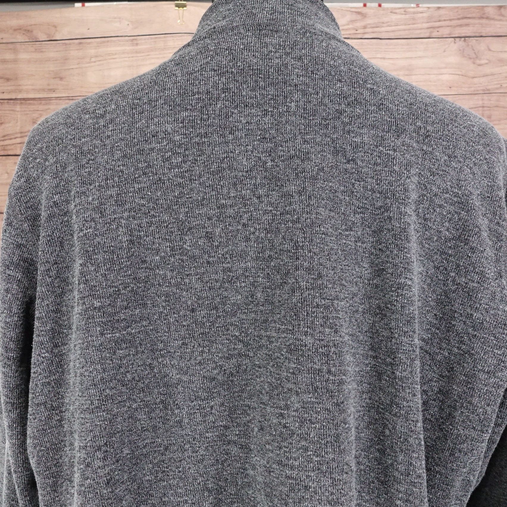 Gap GAP GREY POLYCOTTON PULLOVER SWEATER MENS XL MOCK NECK 1/4 ZIP KNIT Size US XL / EU 56 / 4 - 6 Thumbnail