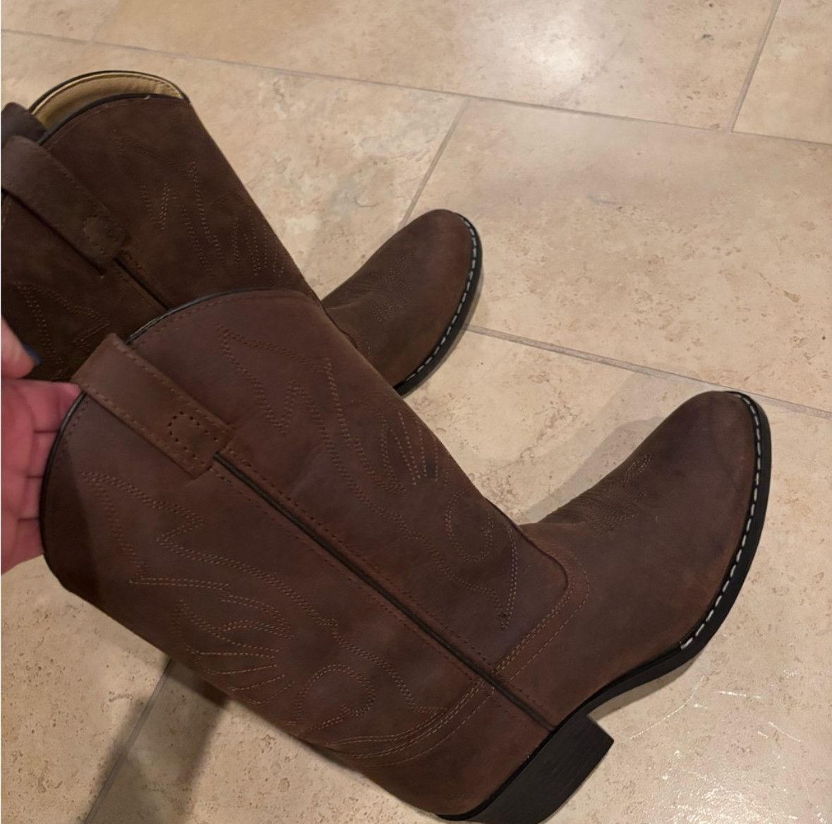 Other Masterson and co. Brown Leather Western Cowboy Boots size 5 Size US 5 / IT 35 - 4 Thumbnail