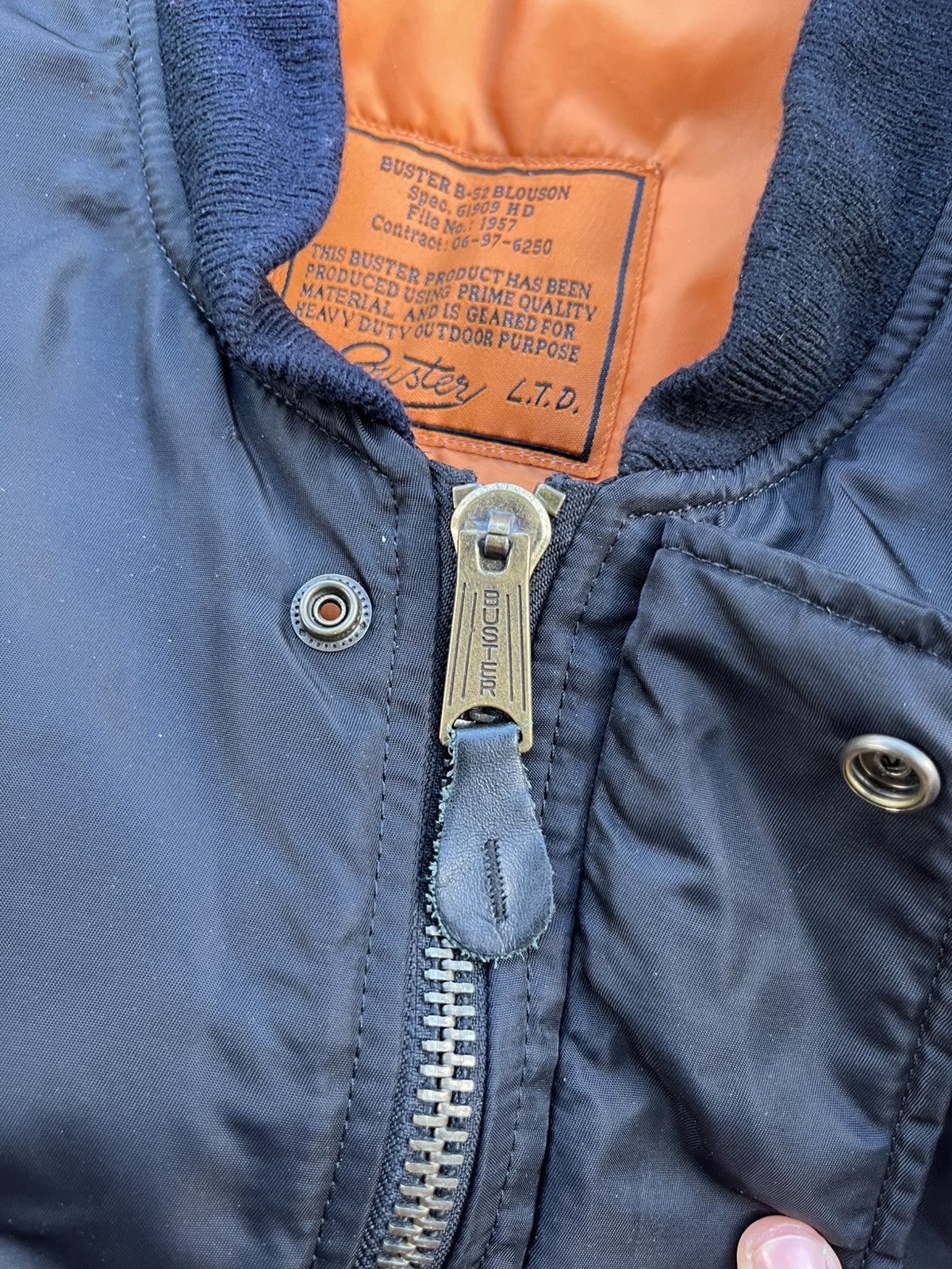 Japanese Brand Vintage B-52 Distressed Bomber Oversize Flyers Jacket Y2K Size US M / EU 48-50 / 2 - 9 Thumbnail