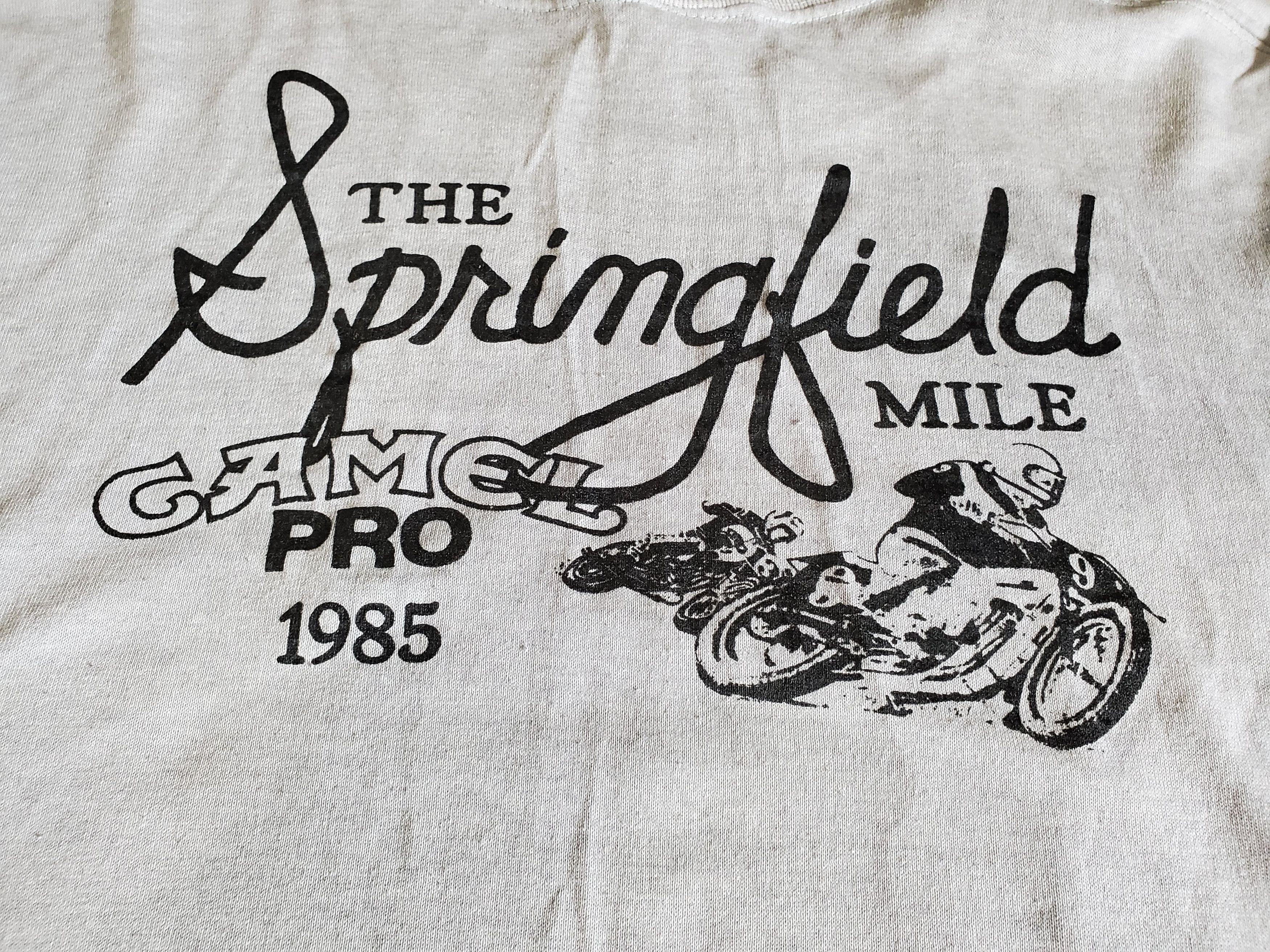 Camel × Vintage 80s Springfield Mile Motorcycle racing Camel single-stitch Size US M / EU 48-50 / 2 - 3 Thumbnail