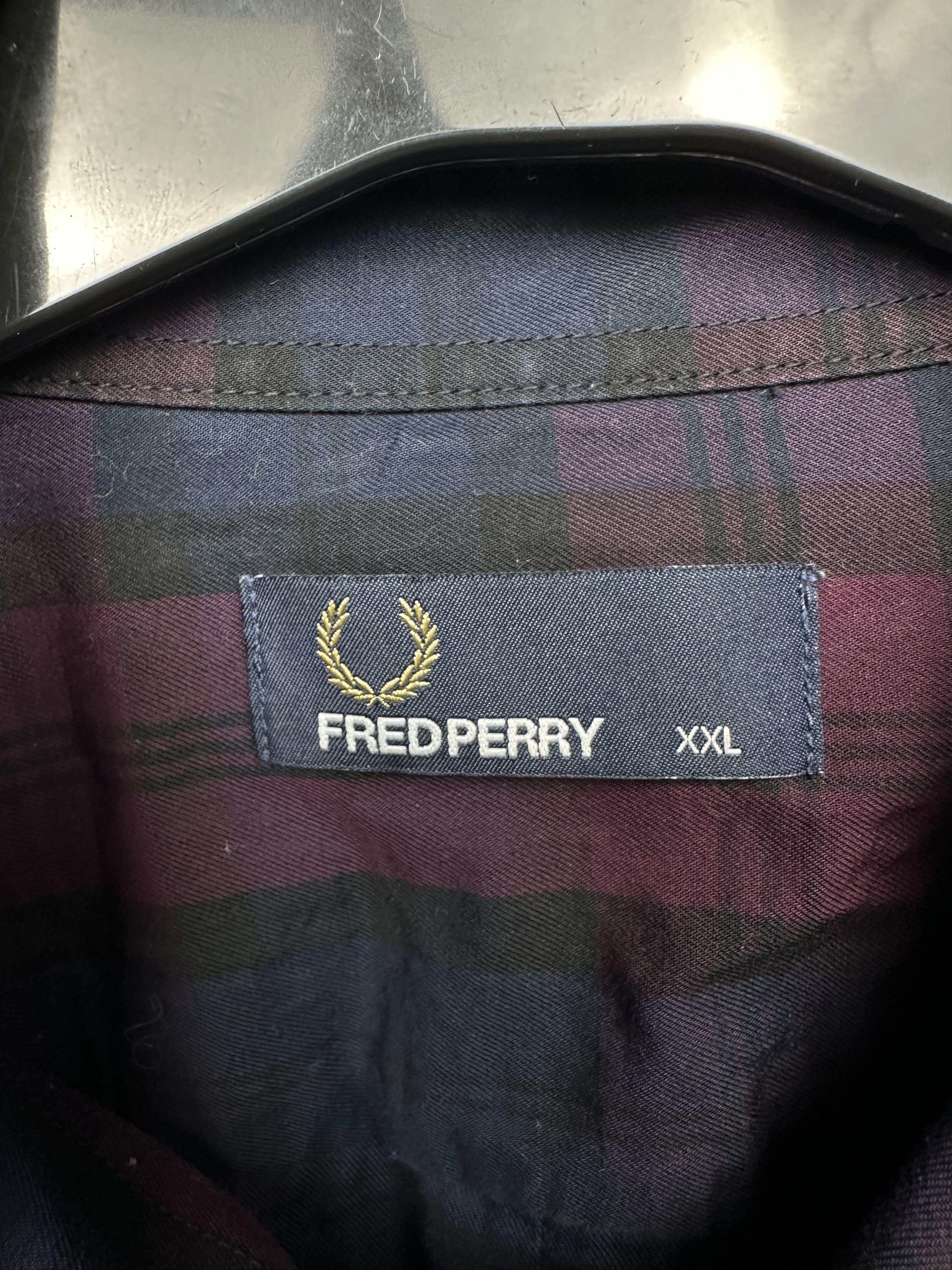 Fred Perry Fred Perry Mens Long Sleeve Shirt Size US XXL / EU 58 / 5 - 4 Thumbnail
