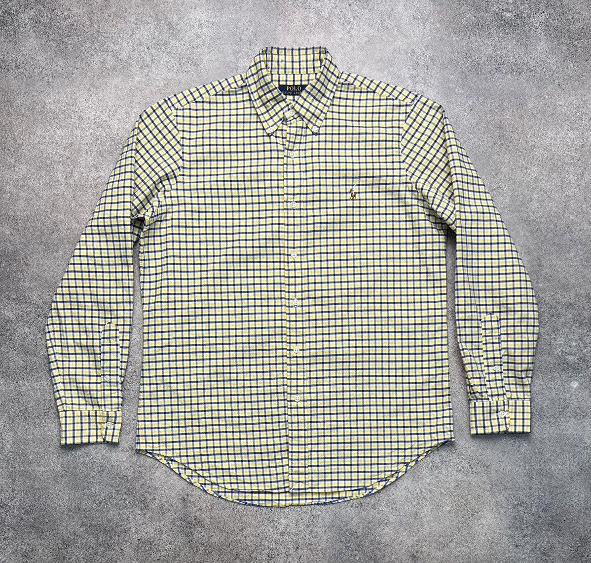 Polo Ralph Lauren × Ralph Lauren × Vintage Polo Ralph Lauren vintage checked oxford shirt Size US M / EU 48-50 / 2 - 1 Thumbnail