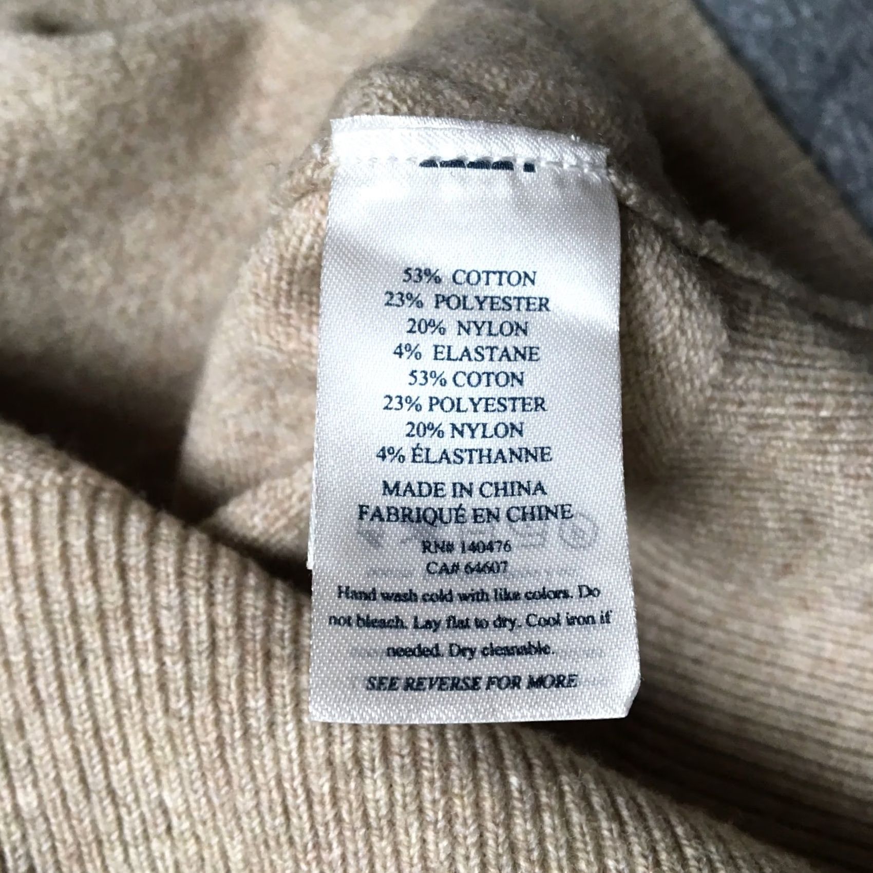 Faherty Faherty Sweater Polo Womens M Oatmeal Beige Collared V Neck Pullover Knit Cotton Blend Long Sleeve Modern Classic Preppy Womens Size M / US 6-8 / IT 42-44 - 7 Thumbnail