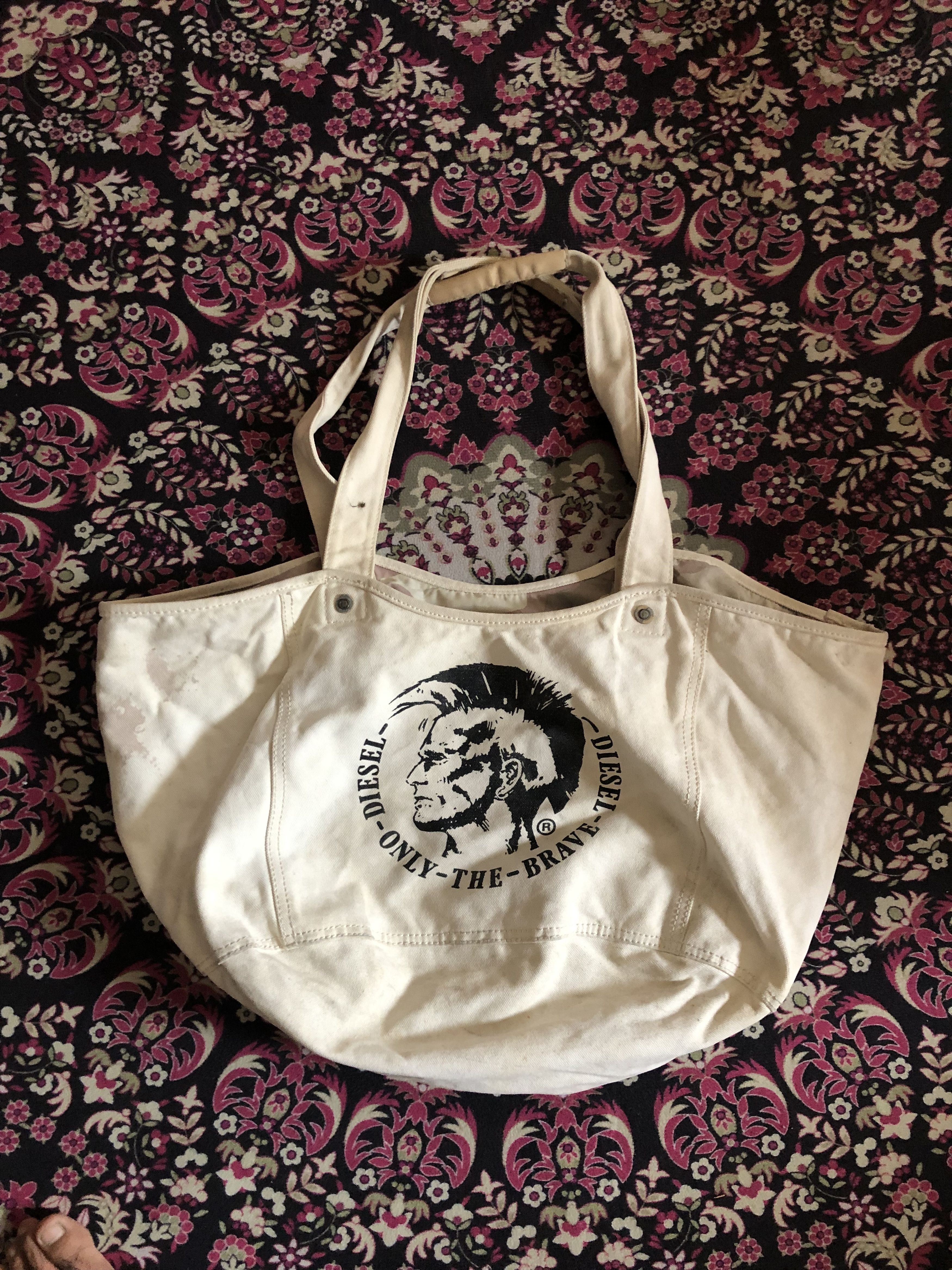 Diesel Very Rare‼️ Vtg Diesel Mohawk Style Totebag Size ONE SIZE - 9 Thumbnail