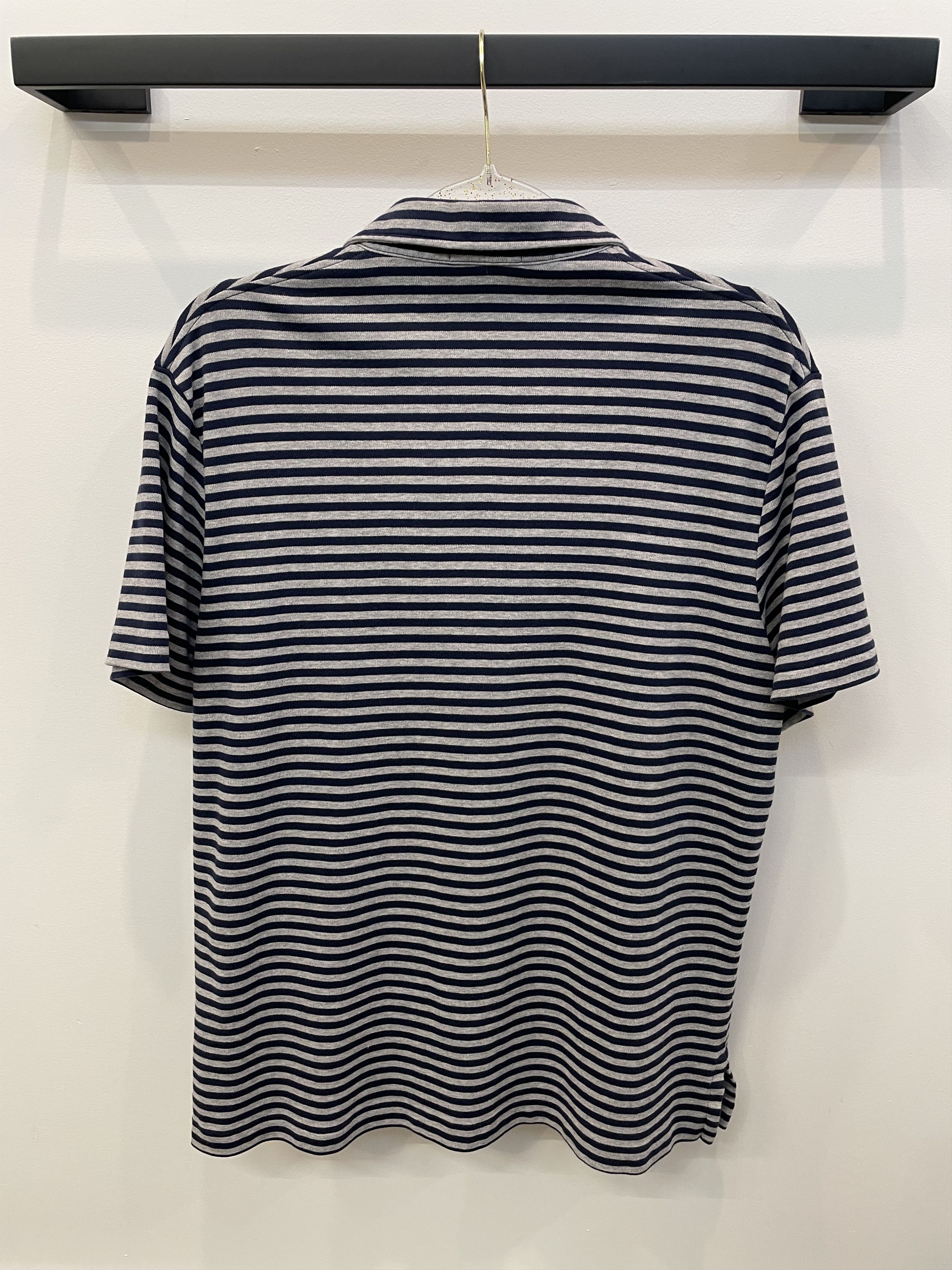 Polo Ralph Lauren Polo Ralph Lauren Blue Striped Polo Shirt Mens Large Size US L / EU 52-54 / 3 - 4 Thumbnail