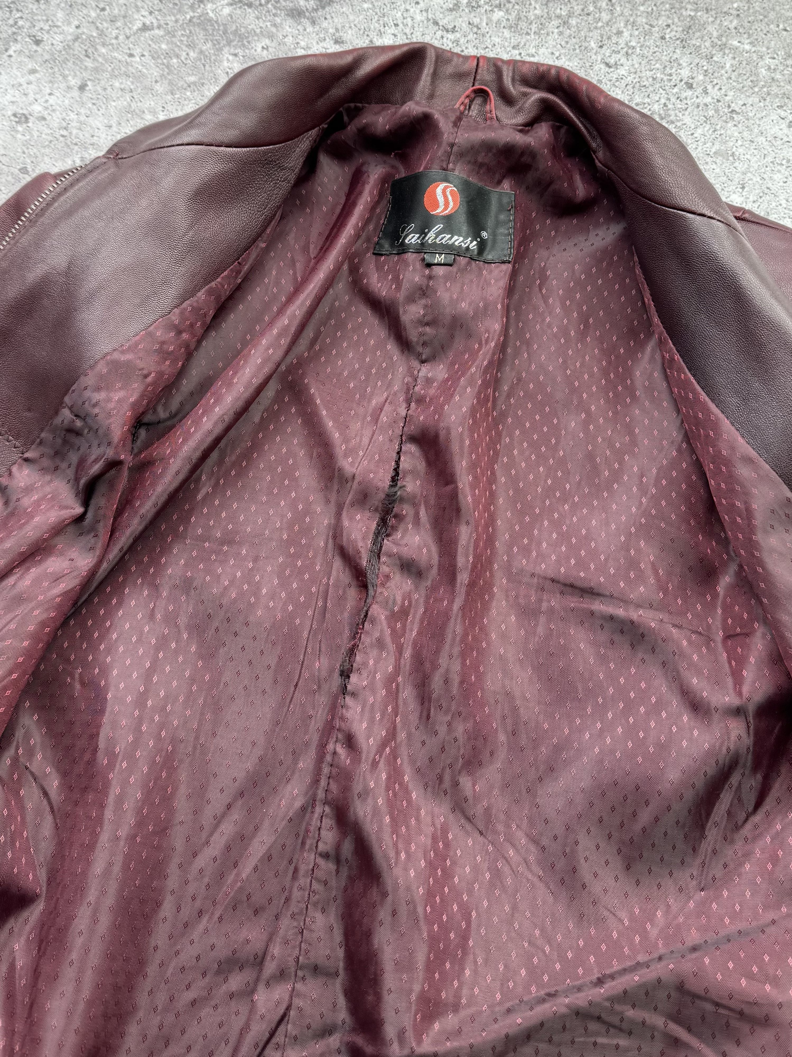 Genuine Leather Vintage Leather Jacket C425(V56) Size XS / US 0-2 / IT 36-38 - 5 Thumbnail