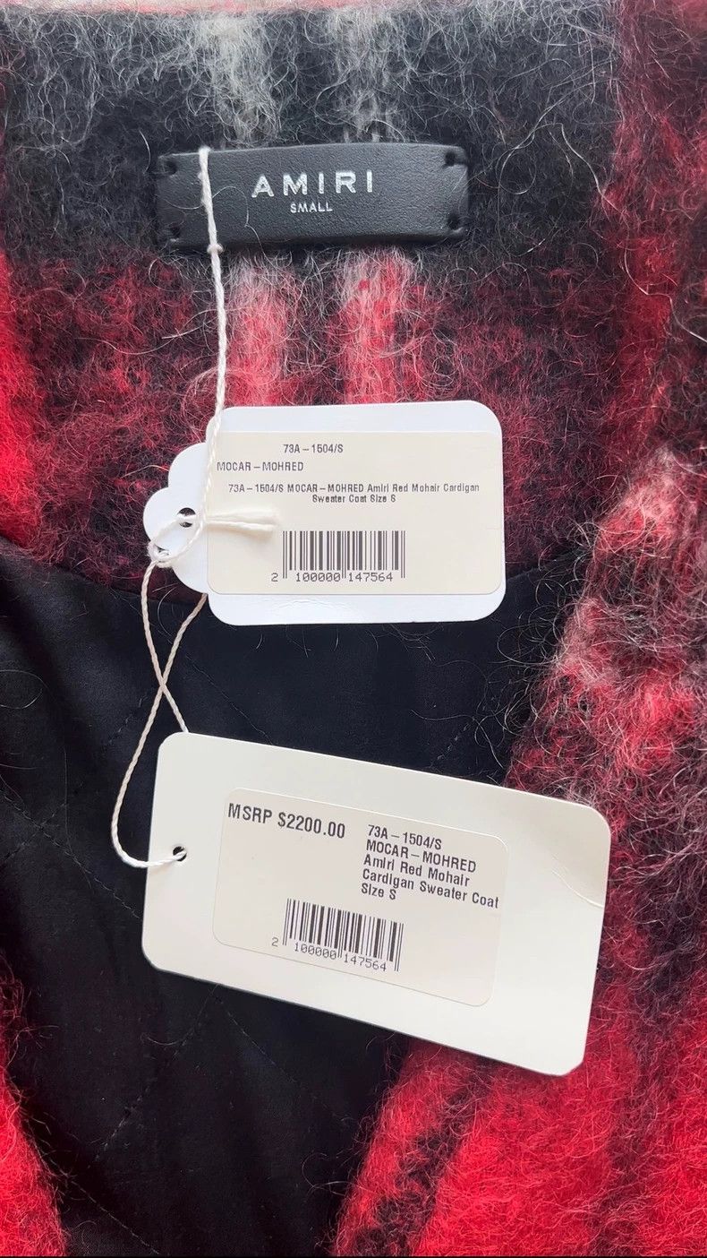 Amiri Amiri red and black sea horse fur coat Size US S / EU 44-46 / 1 - 3 Thumbnail