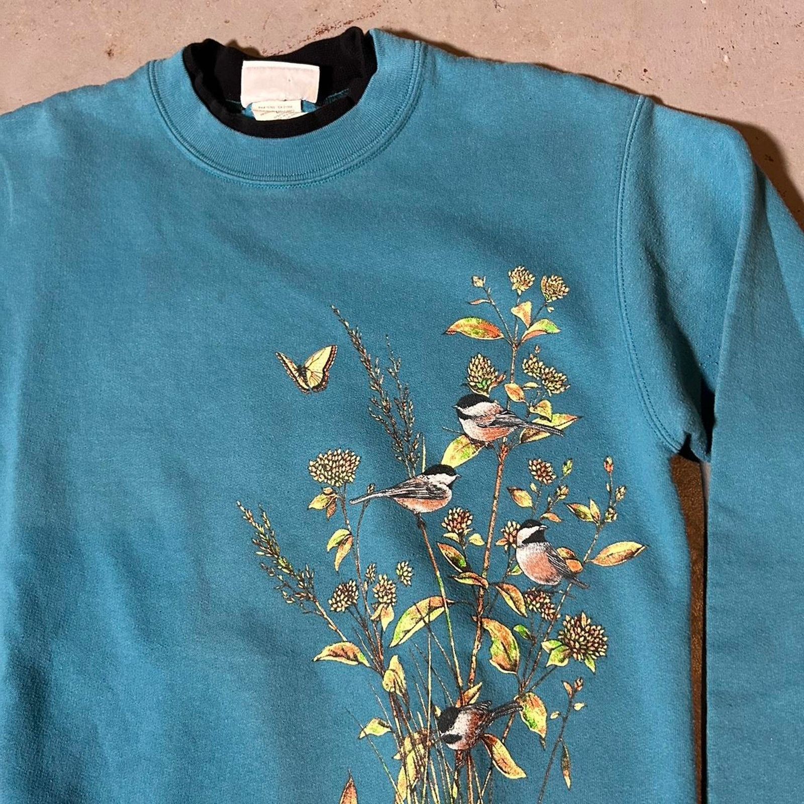 Hanes 90s grandma style nature crewneck Size S / US 4 / IT 40 - 3 Thumbnail